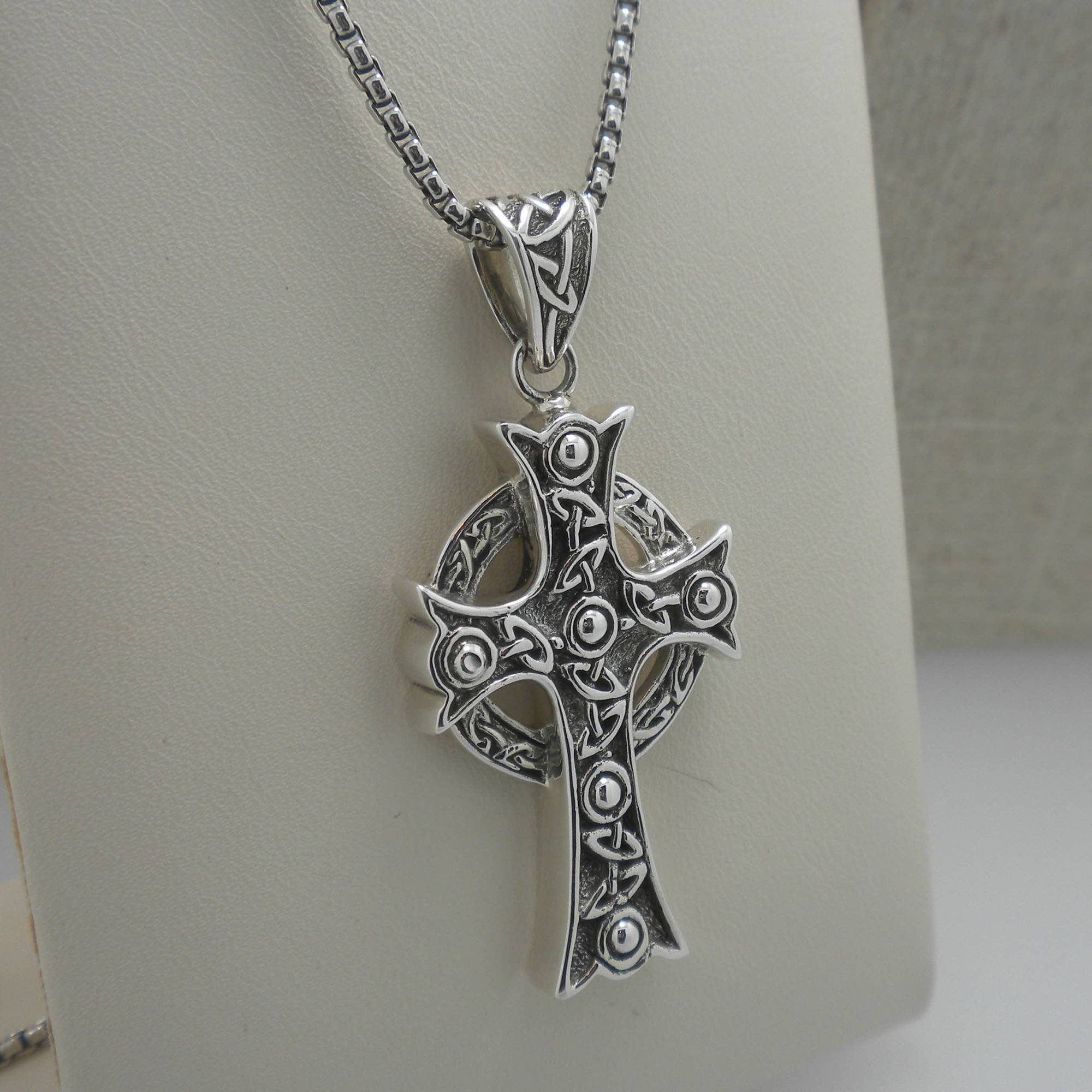 Sterling Silver Celtic Cross 
