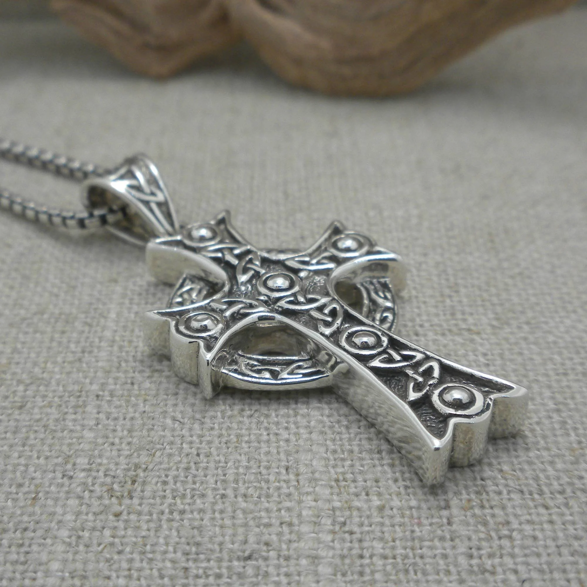 Sterling Silver Celtic Cross by Keith Jack