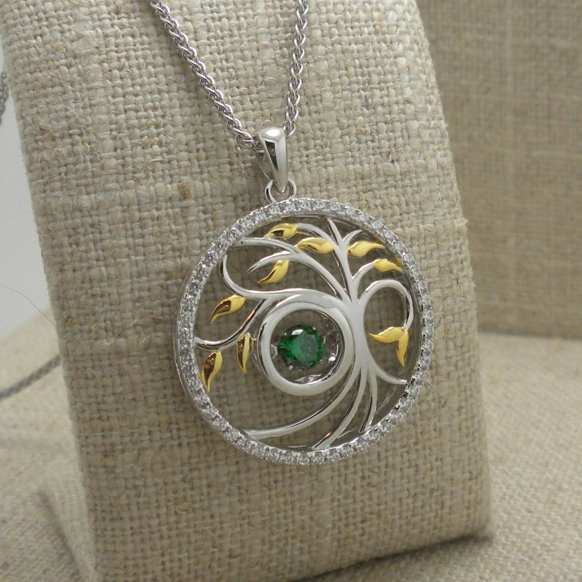 Sterling Silver Celtic Tree of Life Pendant by Boru