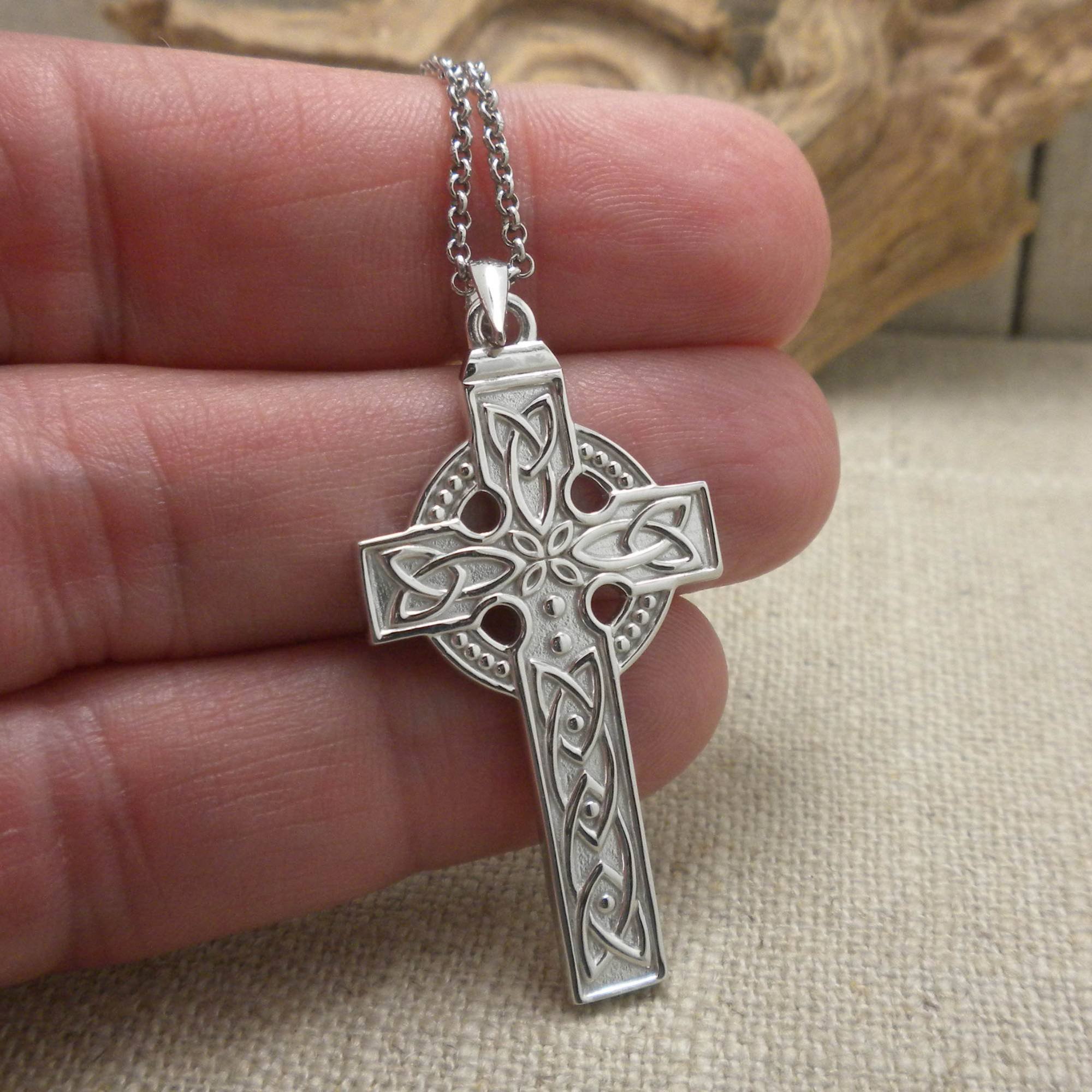 Sterling Silver Celtic Cross Made in Ireland