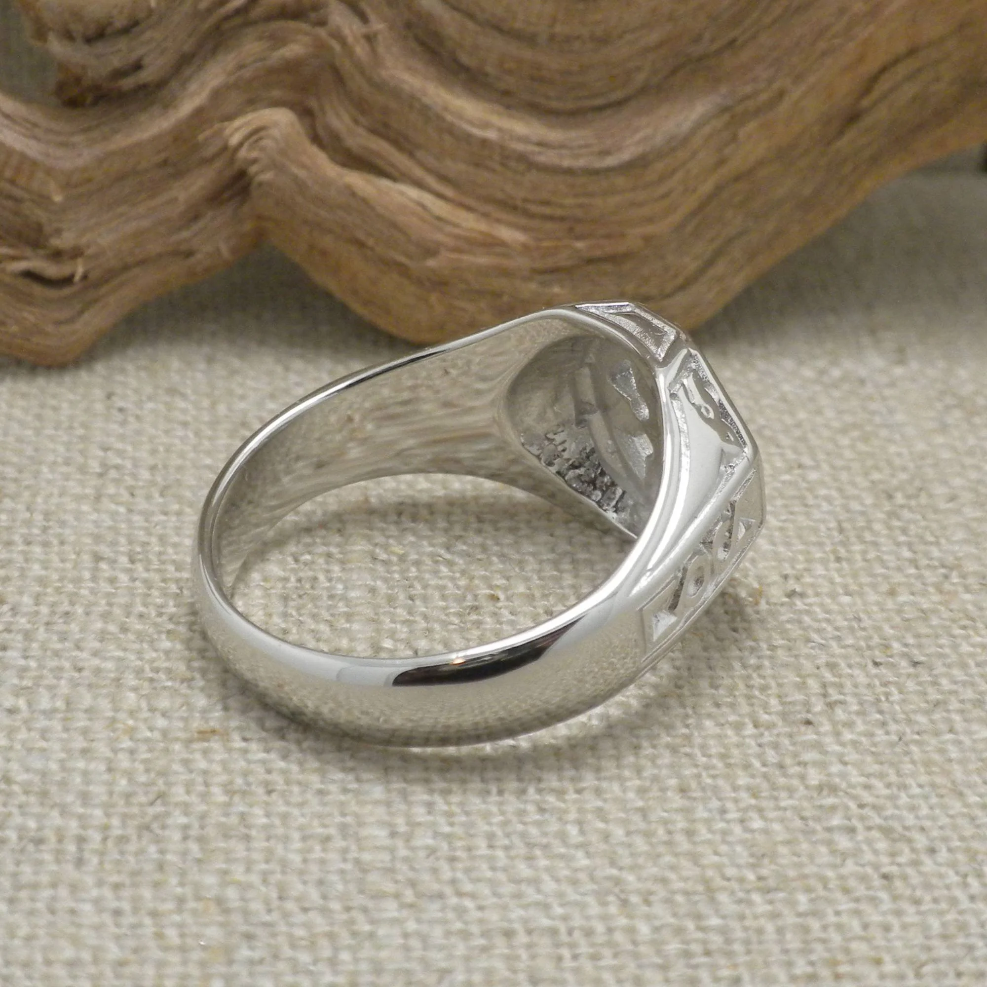 Irish Made Celtic Cross Ring in Sterling Silver