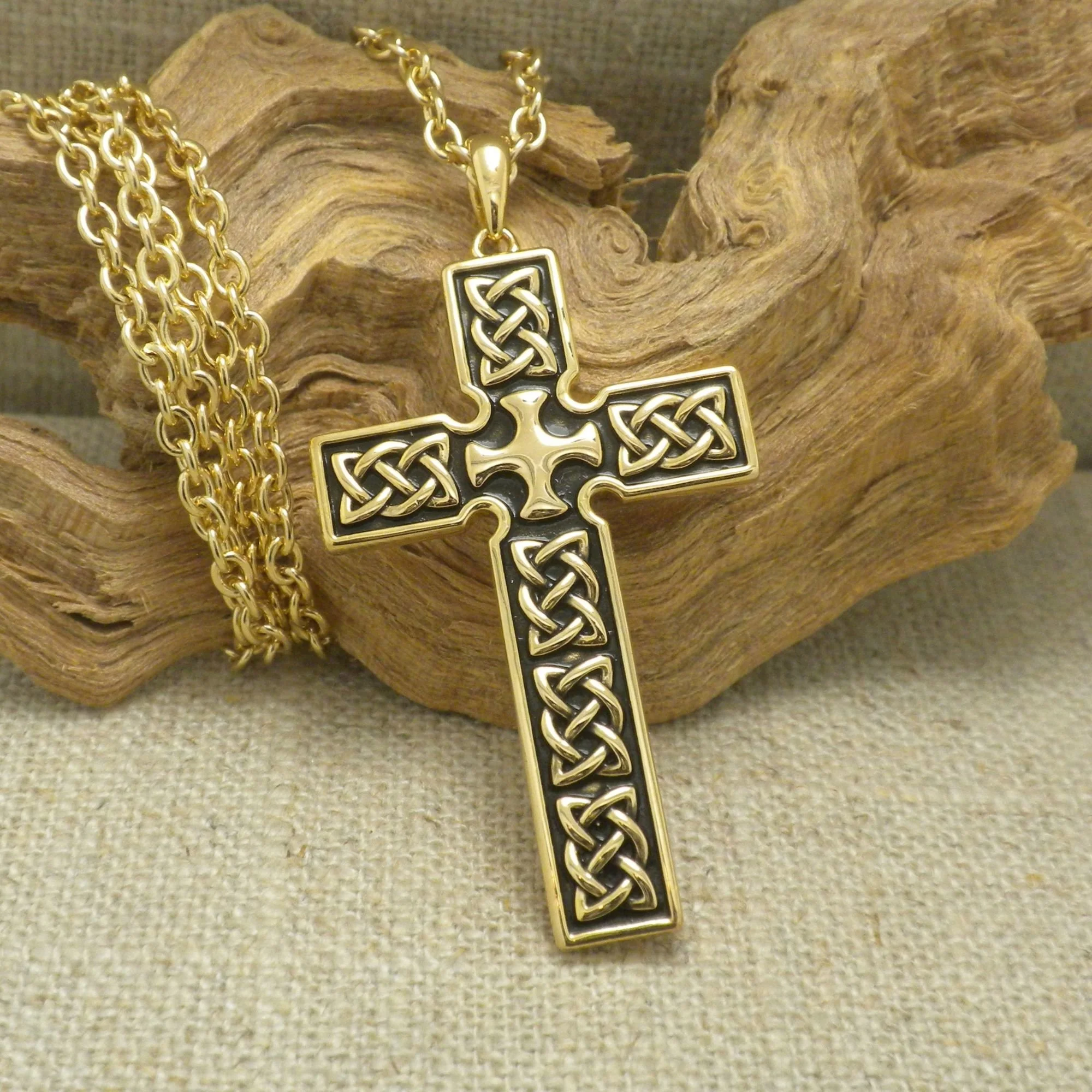 Irish Cross with Celtic Knots