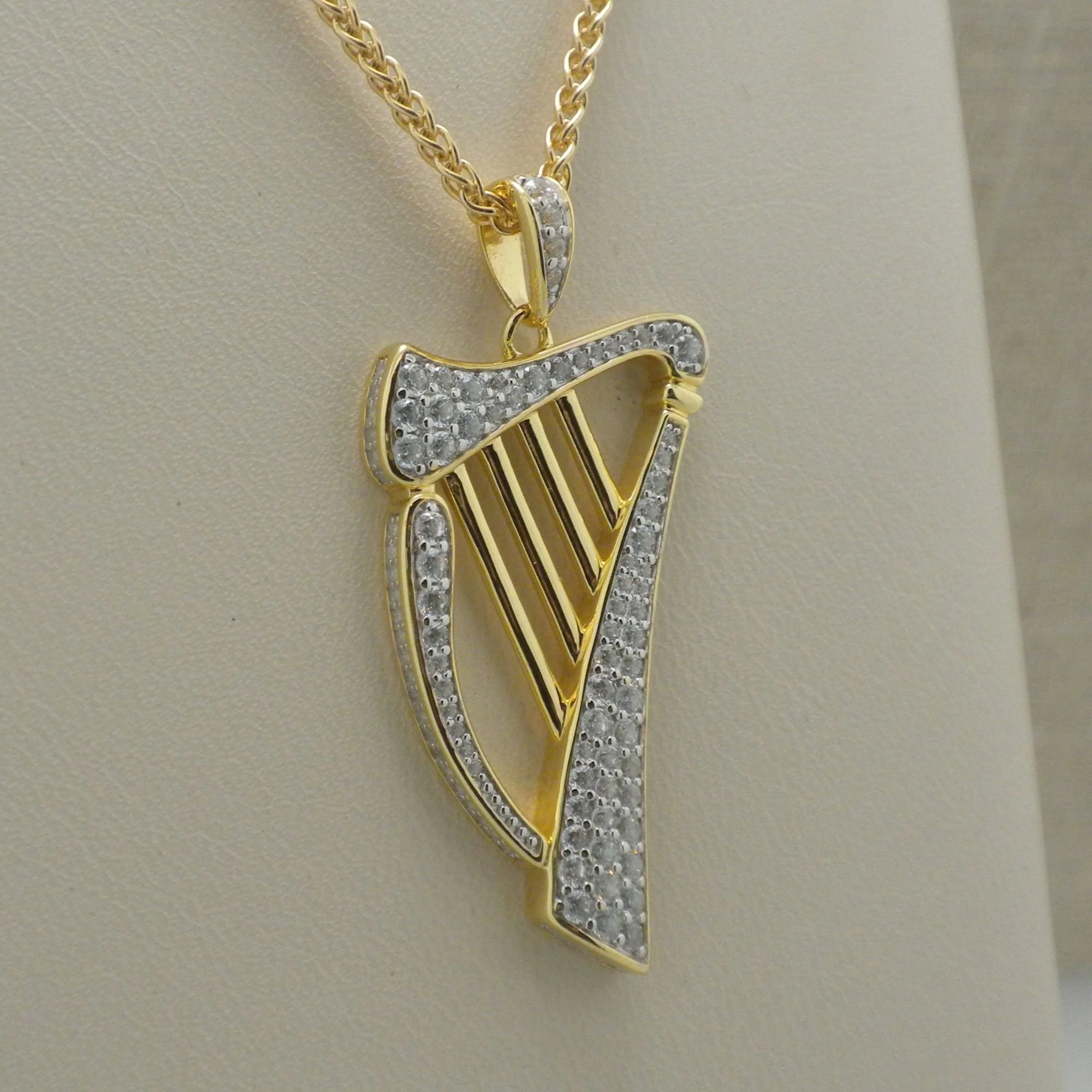Irish Harp Pendant