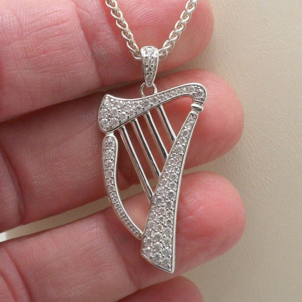 Irish Harp Pendant