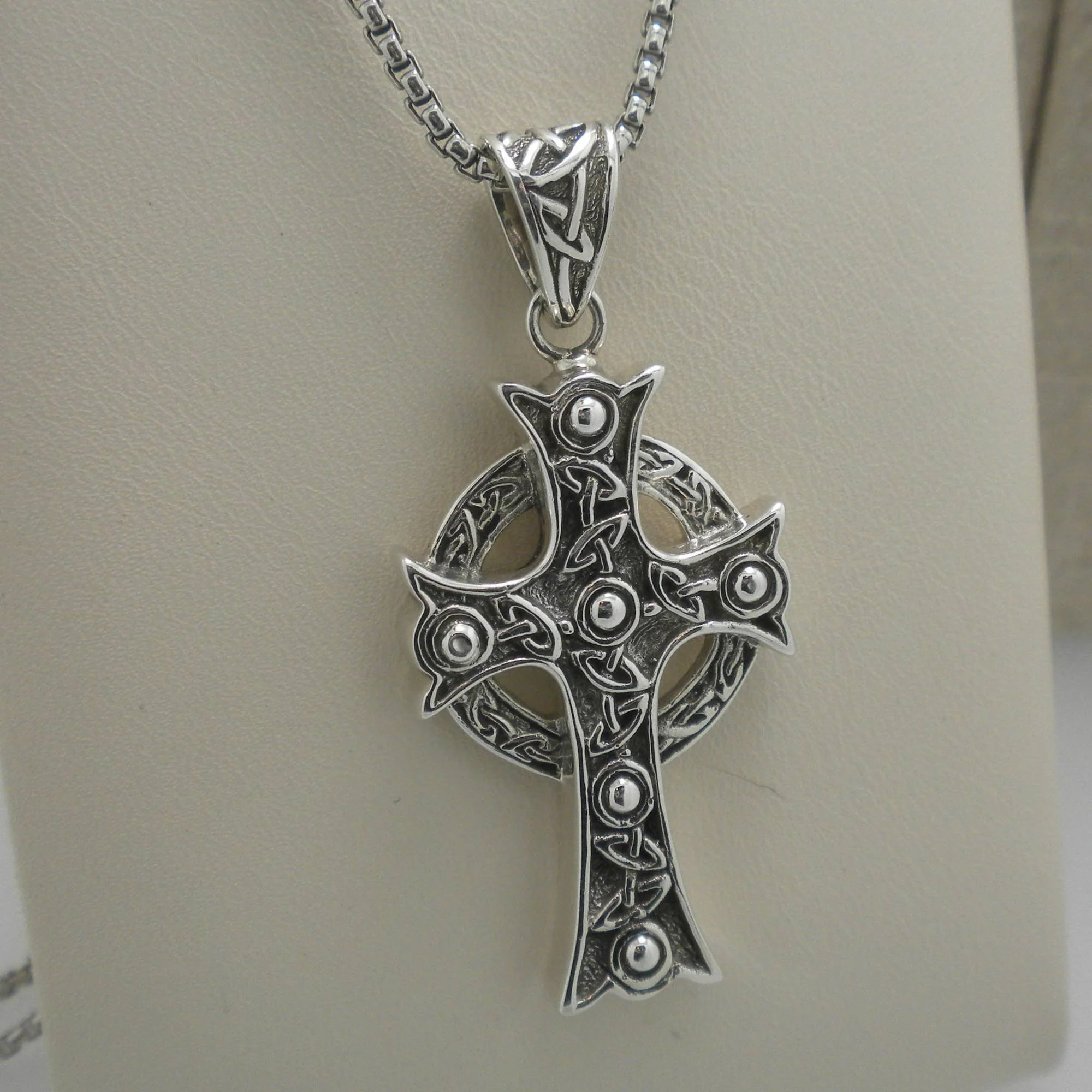 Sterling Silver Celtic Cross by Keith Jack