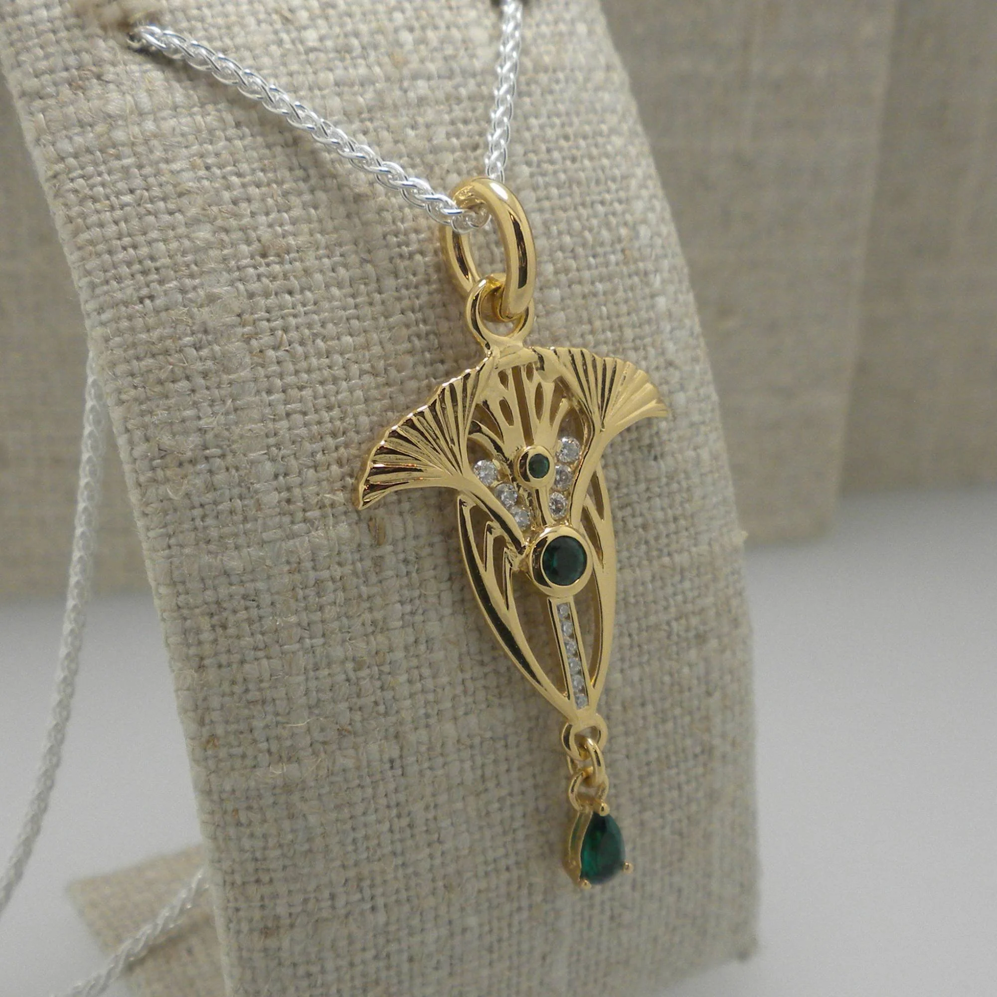 24k Vermeil over Silver Alchemy Pendant