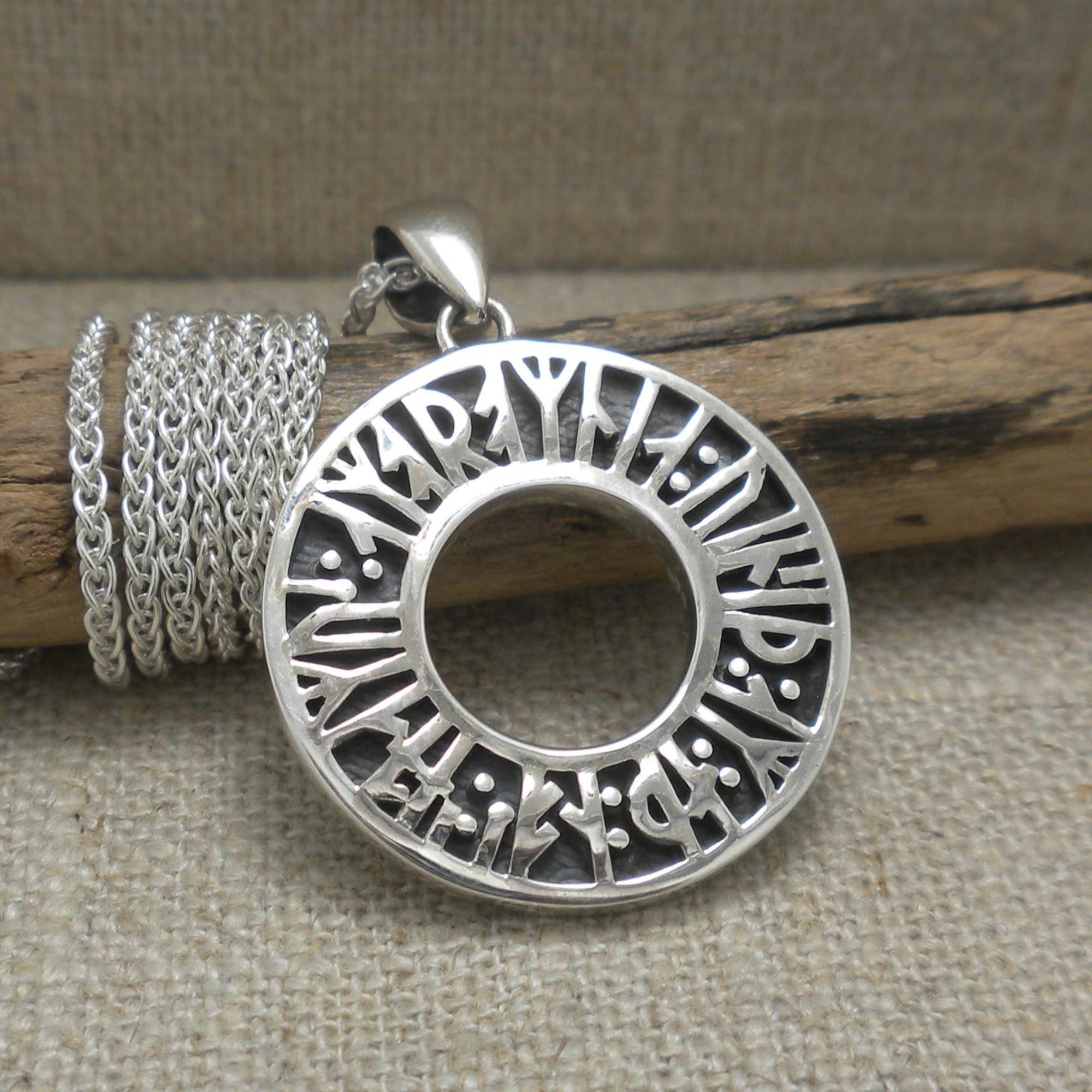 Rune Pendant Love Conquers All