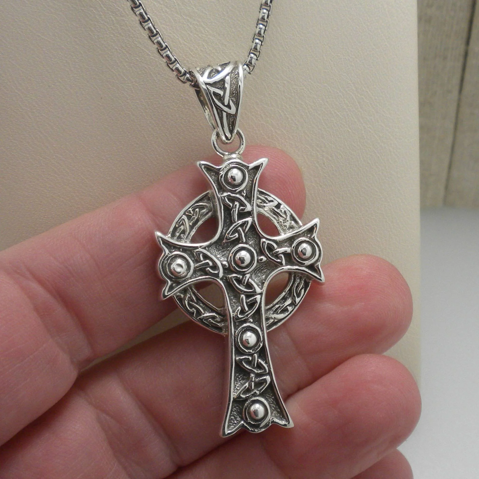 Sterling Silver Celtic Cross by Keith Jack