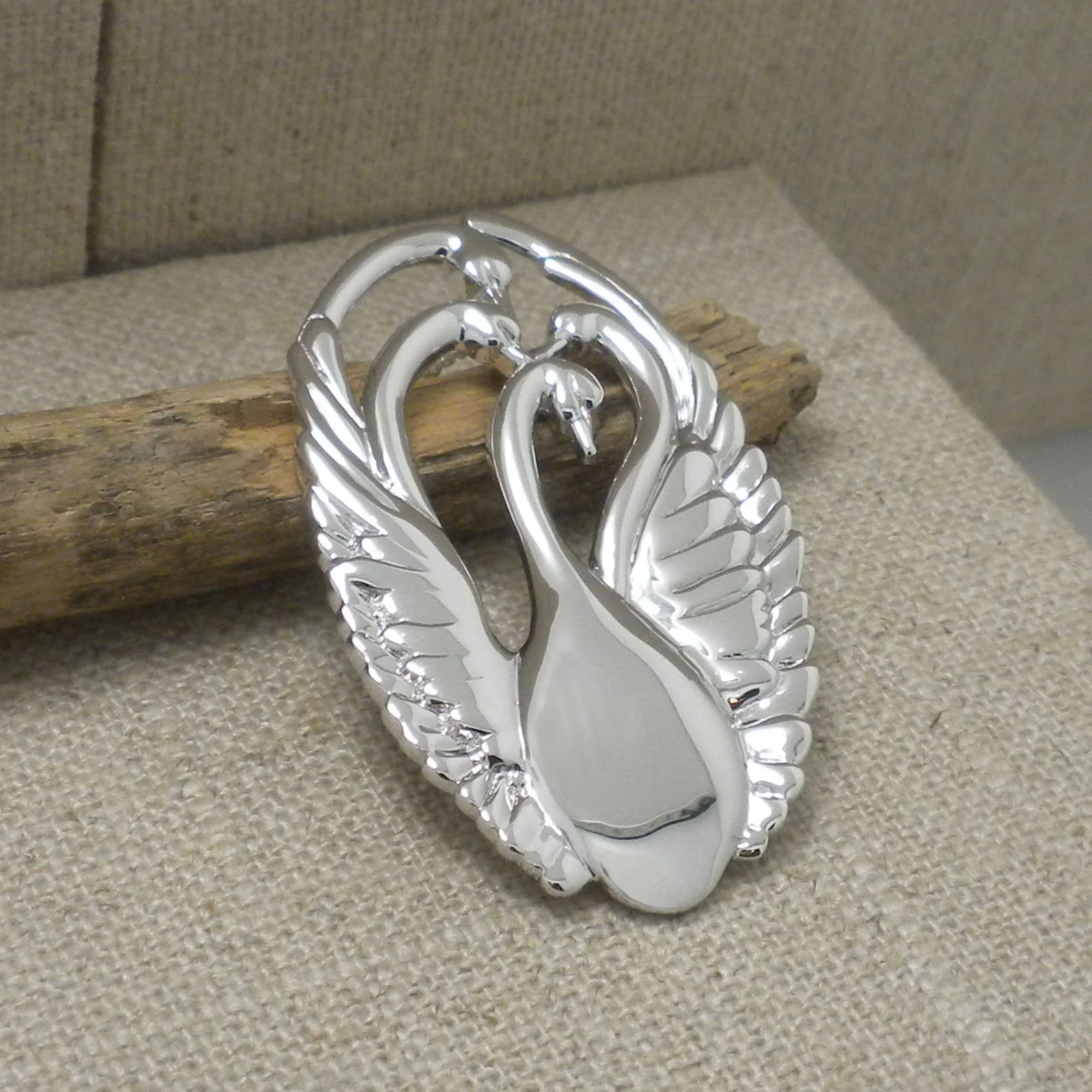 Sterling Silver Irish Children of Lir Pendant