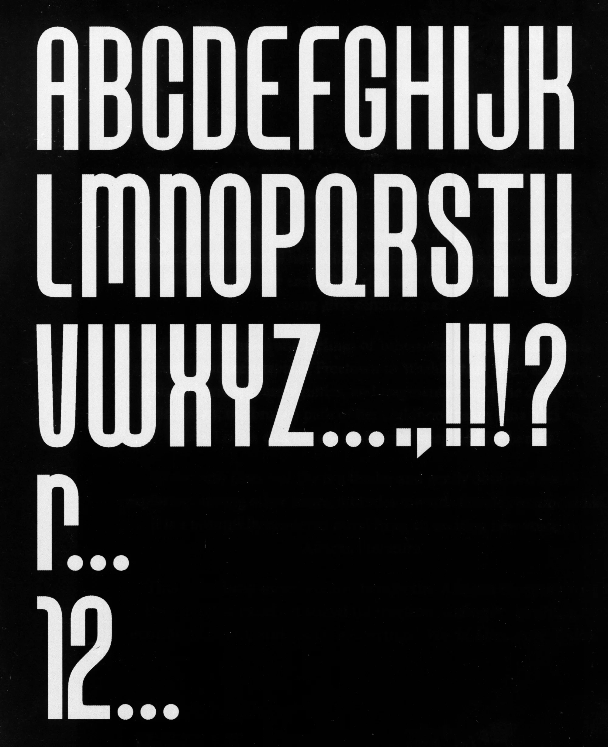 font in progress
