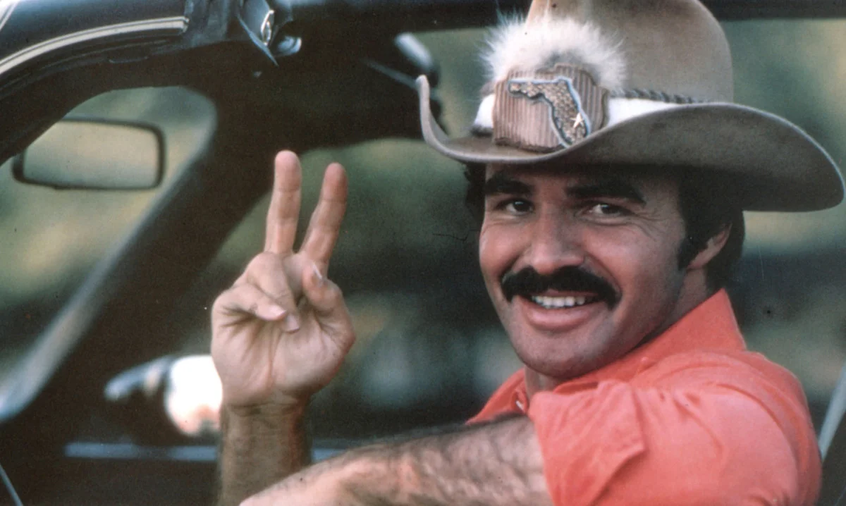 Burt Reynolds as Bo “Bandit” Darville in a Smokey and the Bandit II promotional photo.