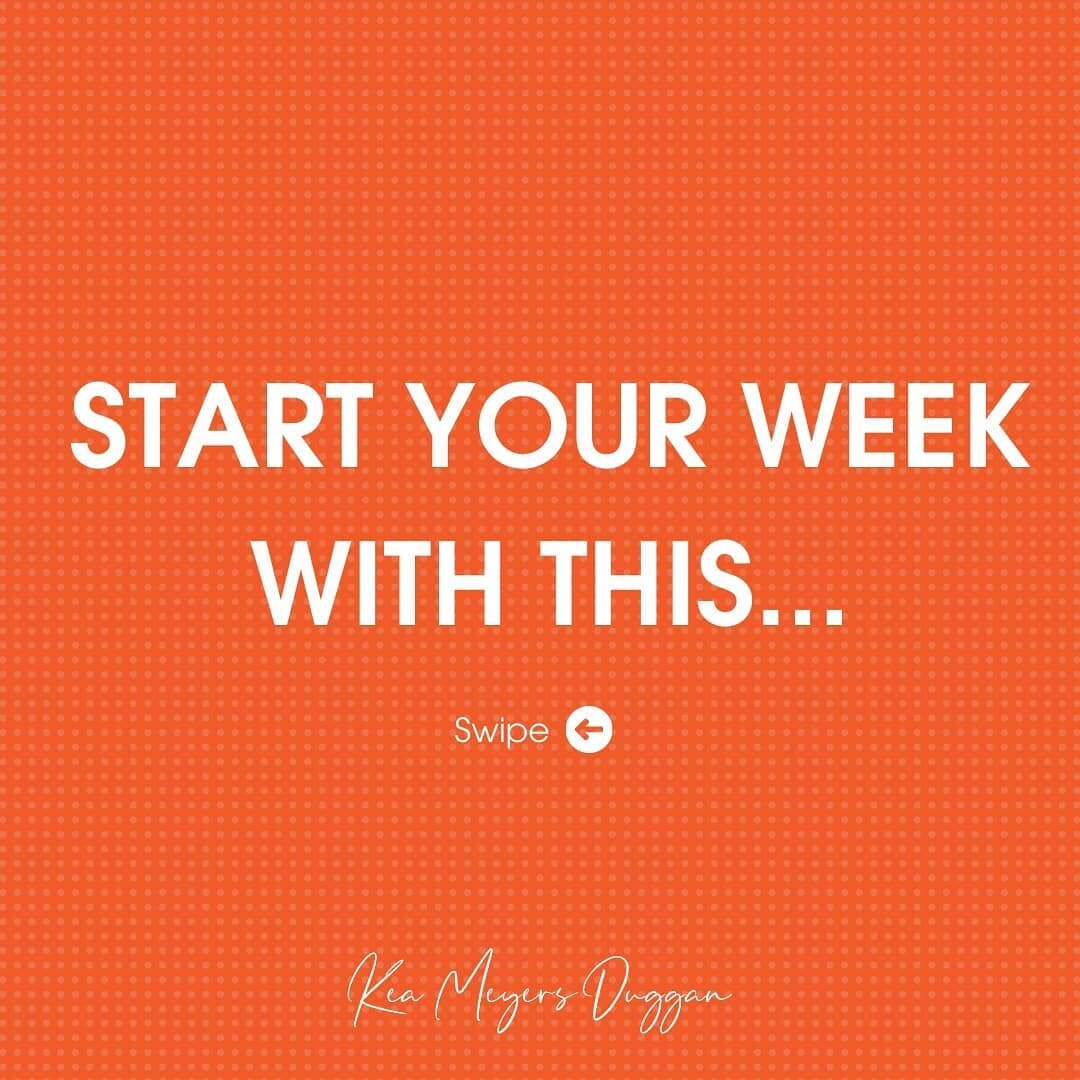[Swipe + Save + Share] New Week Strategy Building

Starting your week without any intentionality at all is like driving a car without a steering wheel.

The car is moving but you can&rsquo;t steer the car where you want it to go.

You can only accele