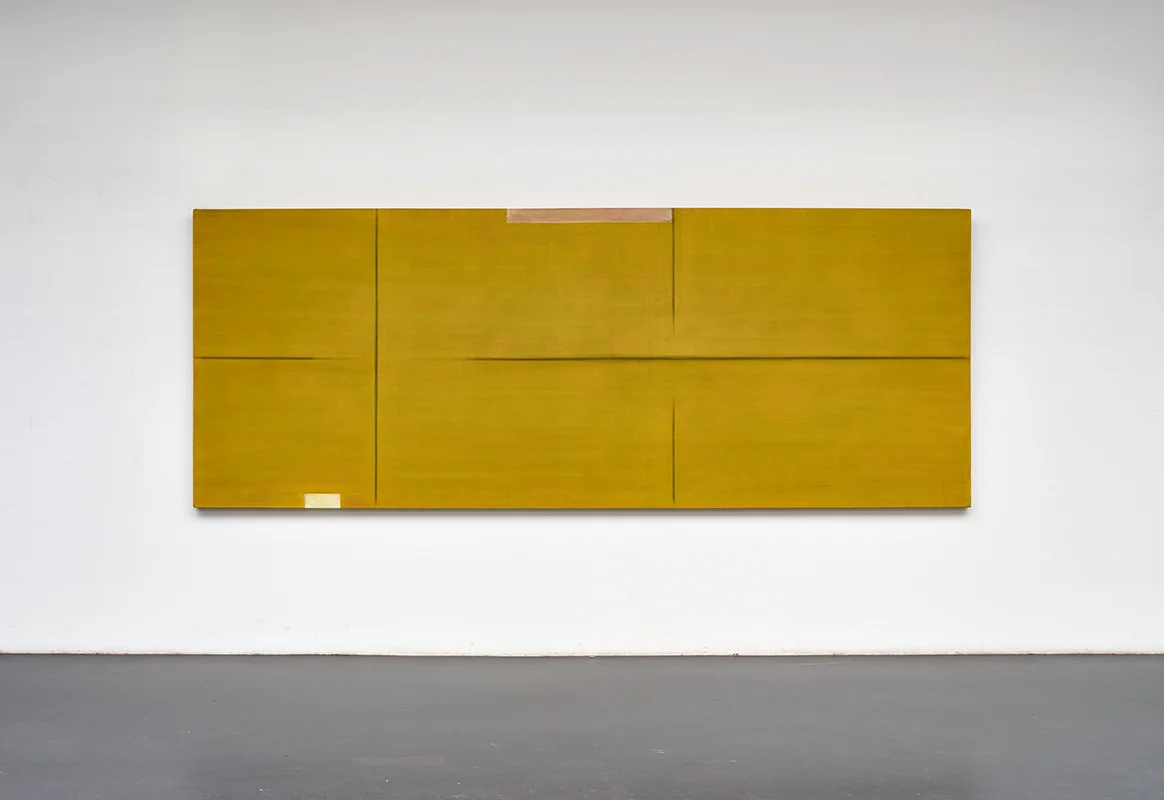 S.T. (Jaune), 1989 - 140 x 367 cm