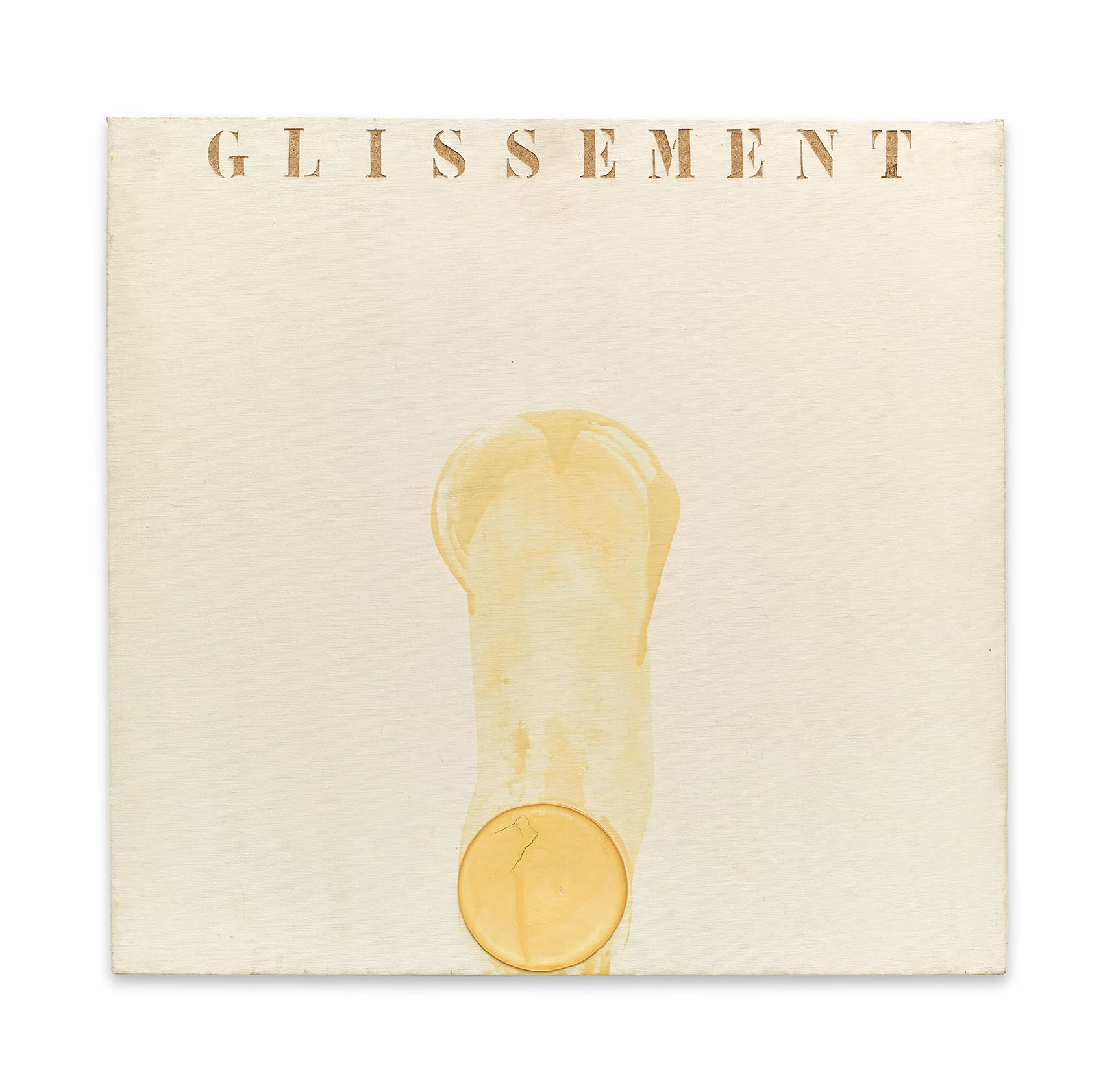 Glissement, 1981 - 40 x 40 cm