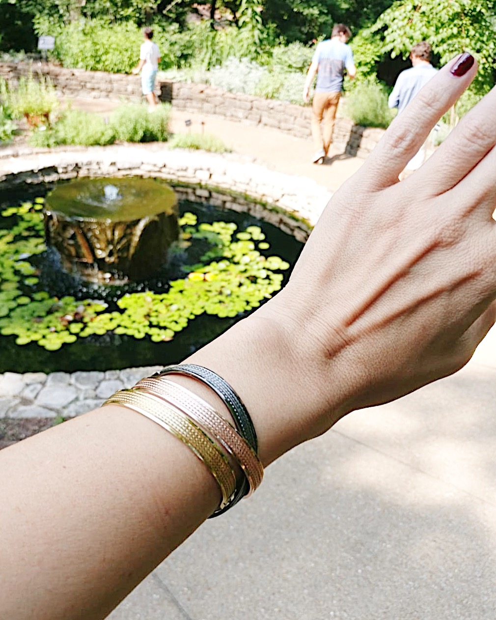 The Muse cuff is an absolute stunner and very much at home here at Cheekwood in Nashville.