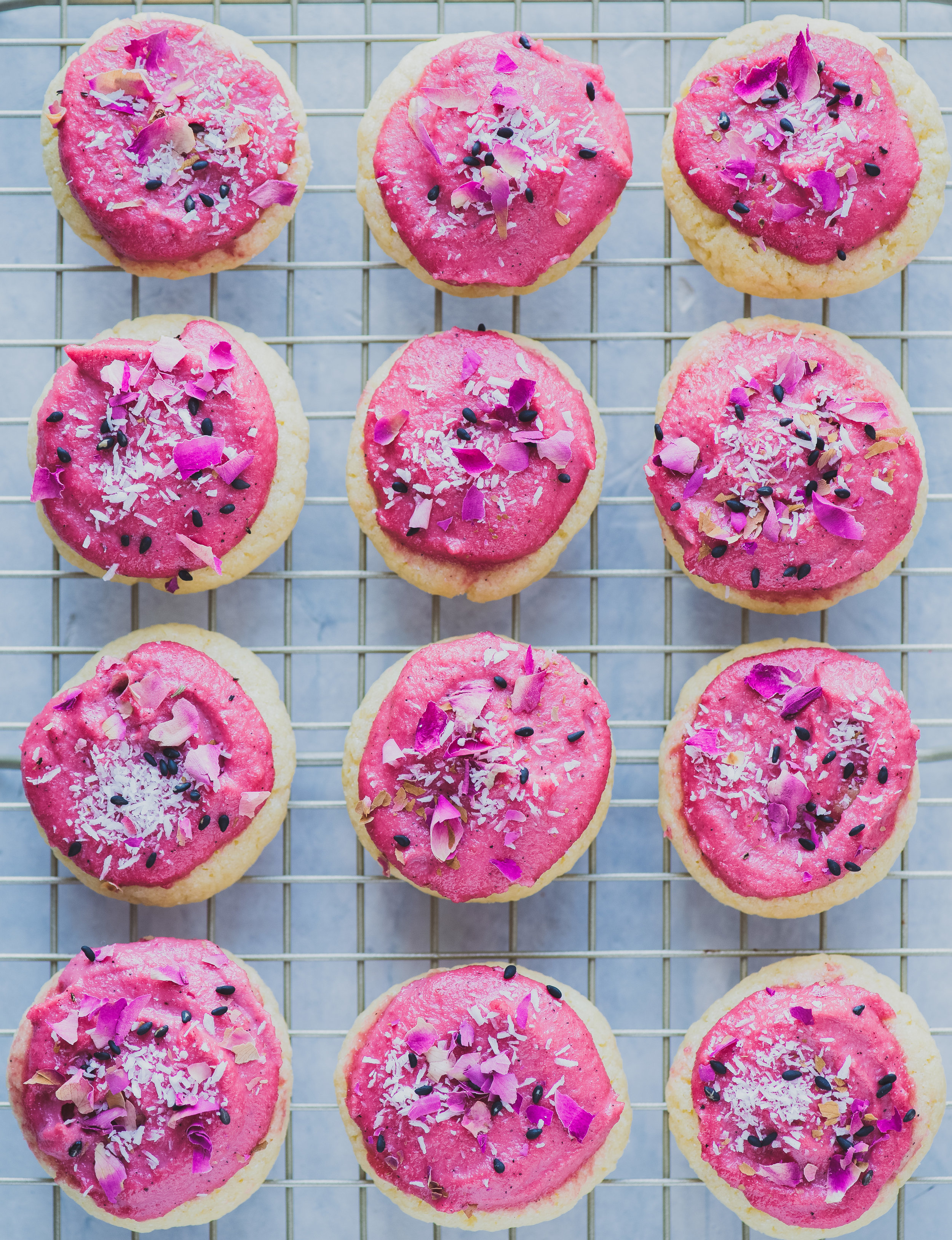 Vegan Sugar Cookies with Beet Cashew Cream Frosting — Rainbow Plant Life