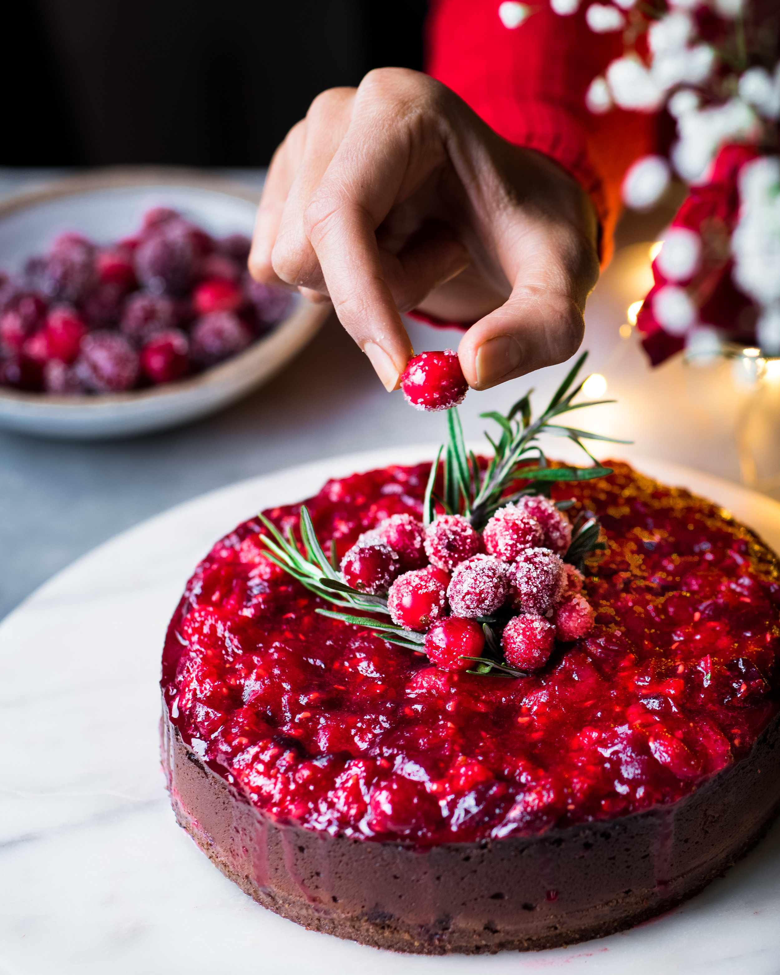 Baked Vegan Chocolate Cheesecake