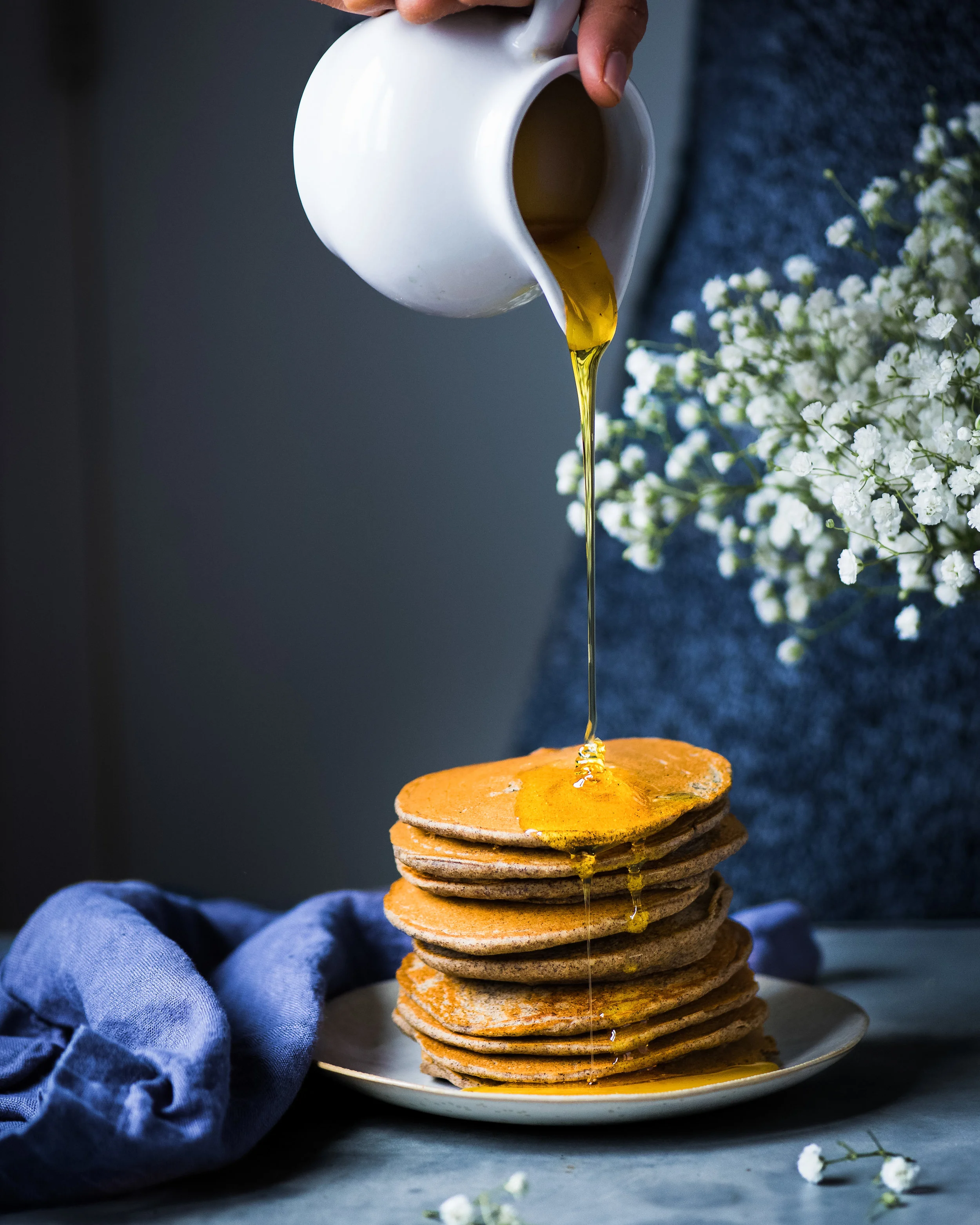 Vegan Quinoa Buckwheat Pancakes