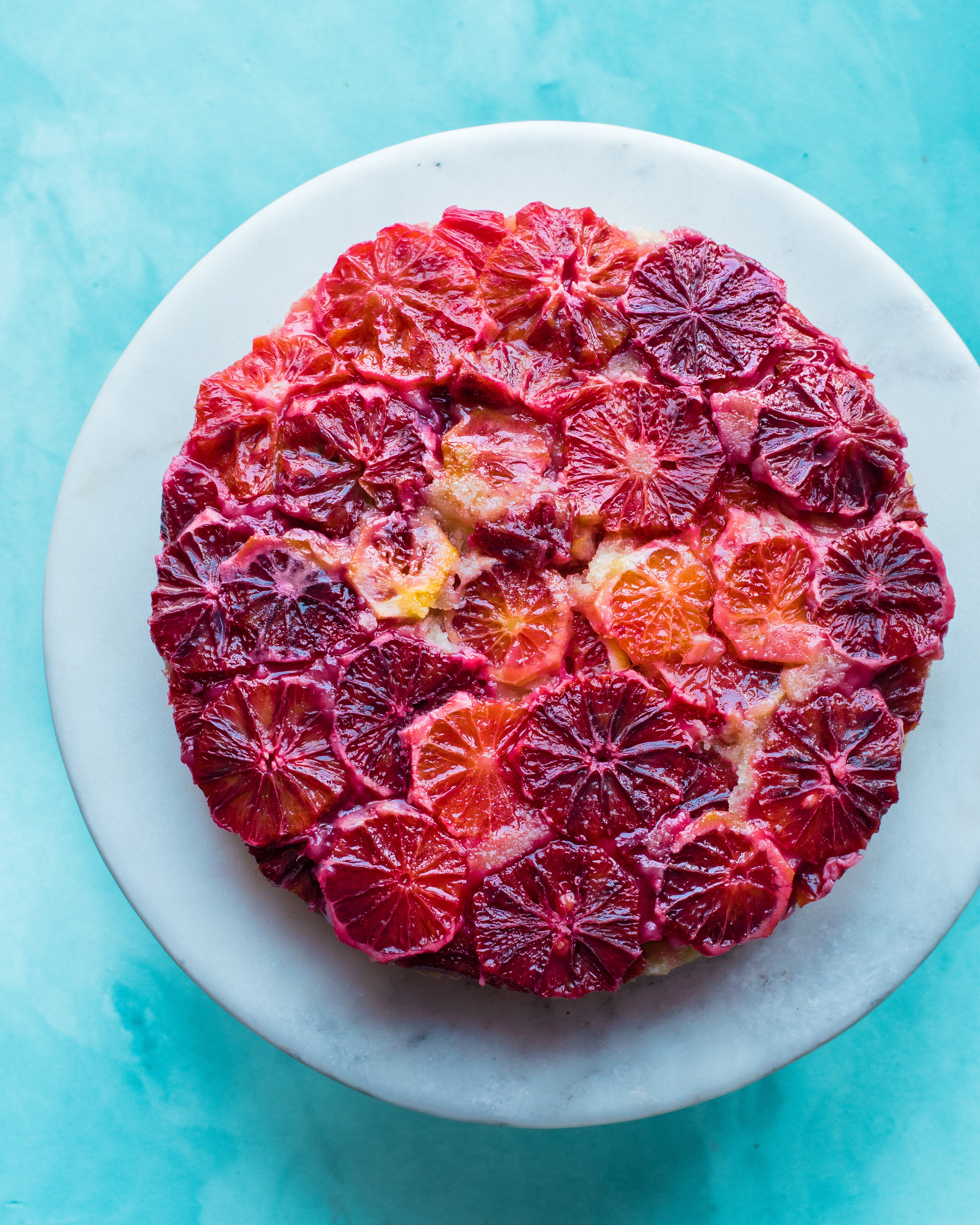 Vegan Blood Orange Upside-Down Cake
