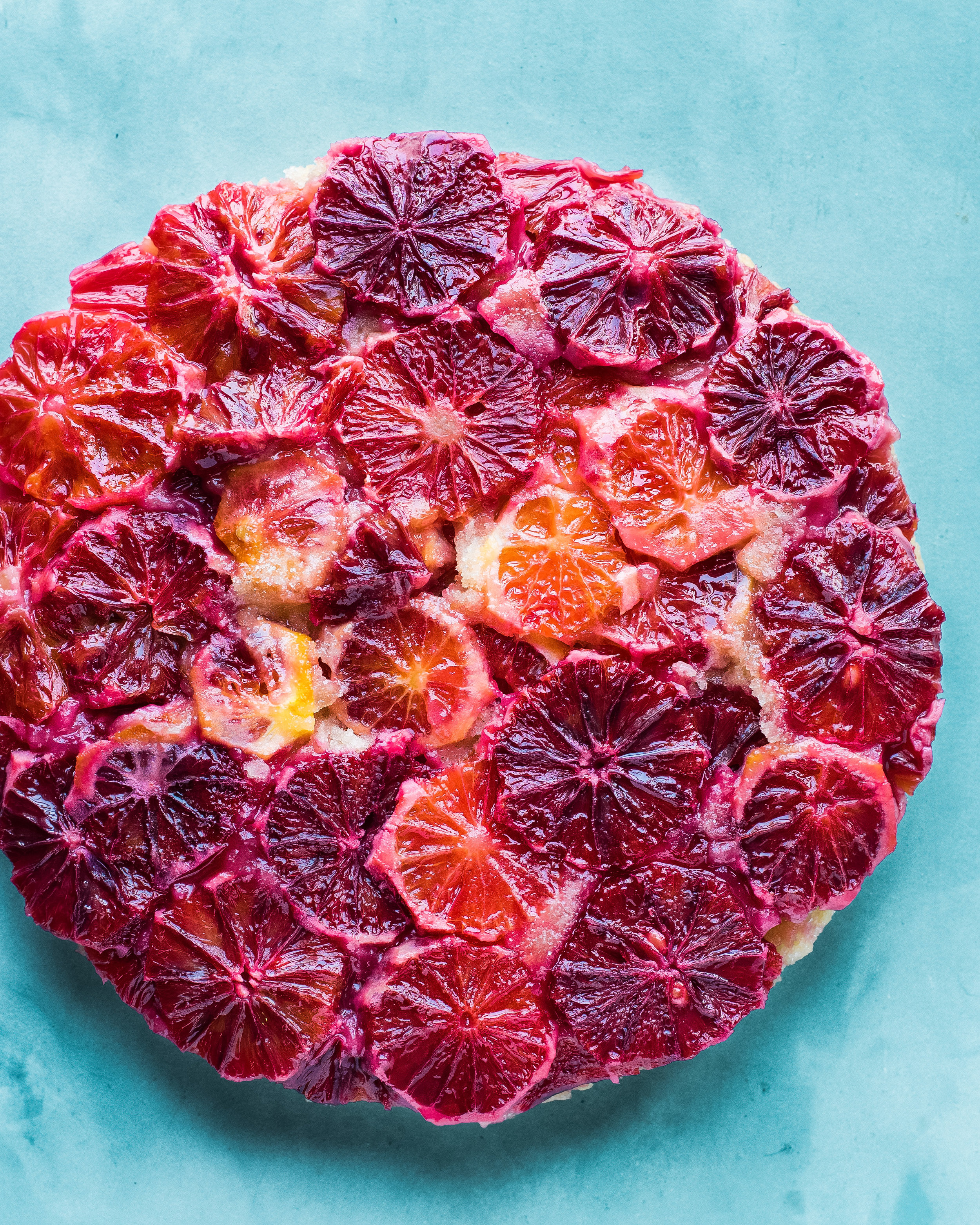 Vegan Blood Orange Upside-Down Cake
