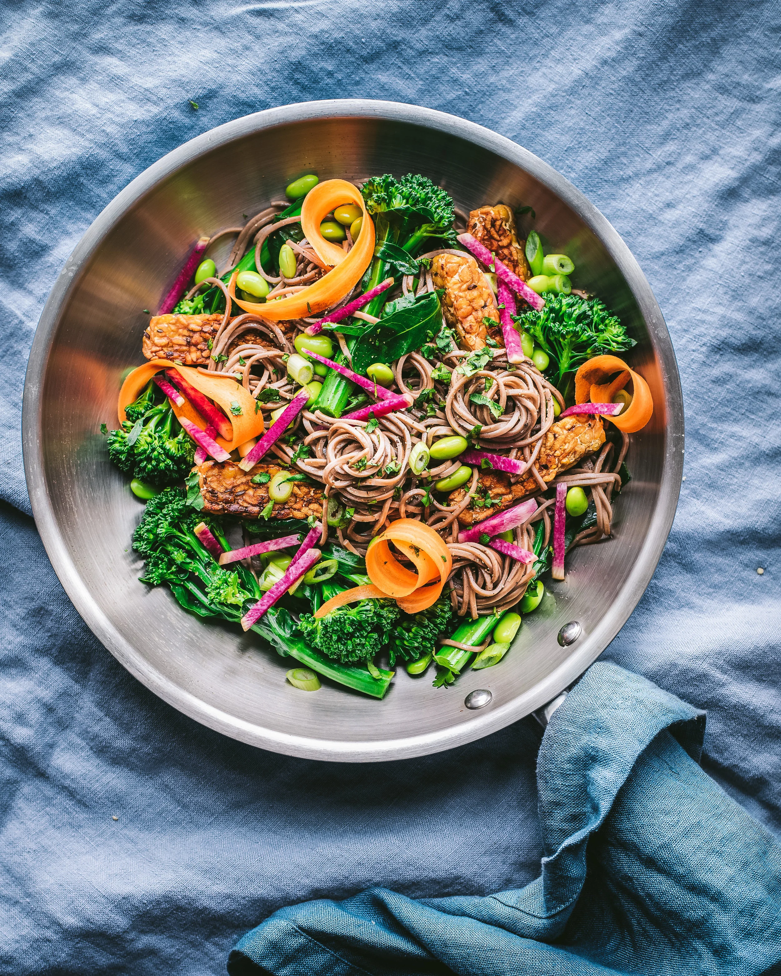 Spicy Sesame-Cashew Noodle Salad