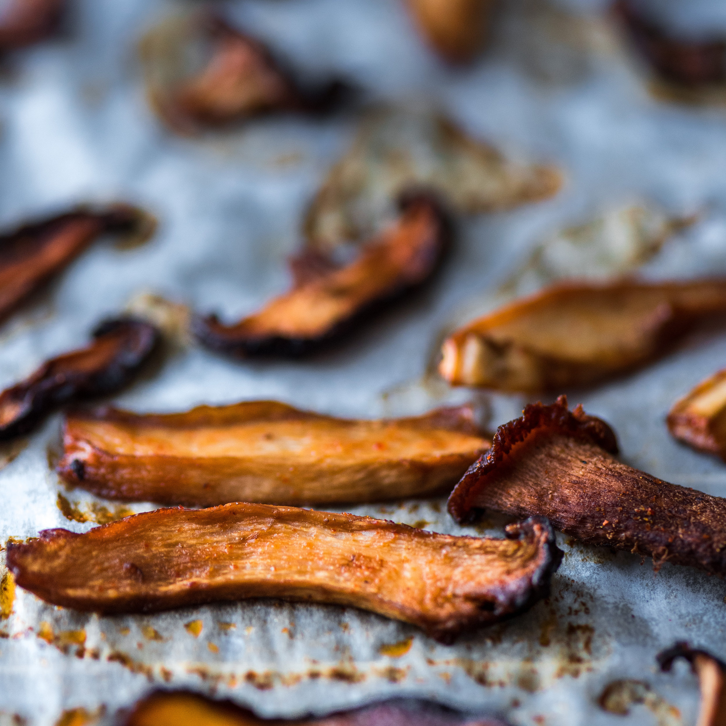 Vegan Quesadillas with Mushroom Bacon