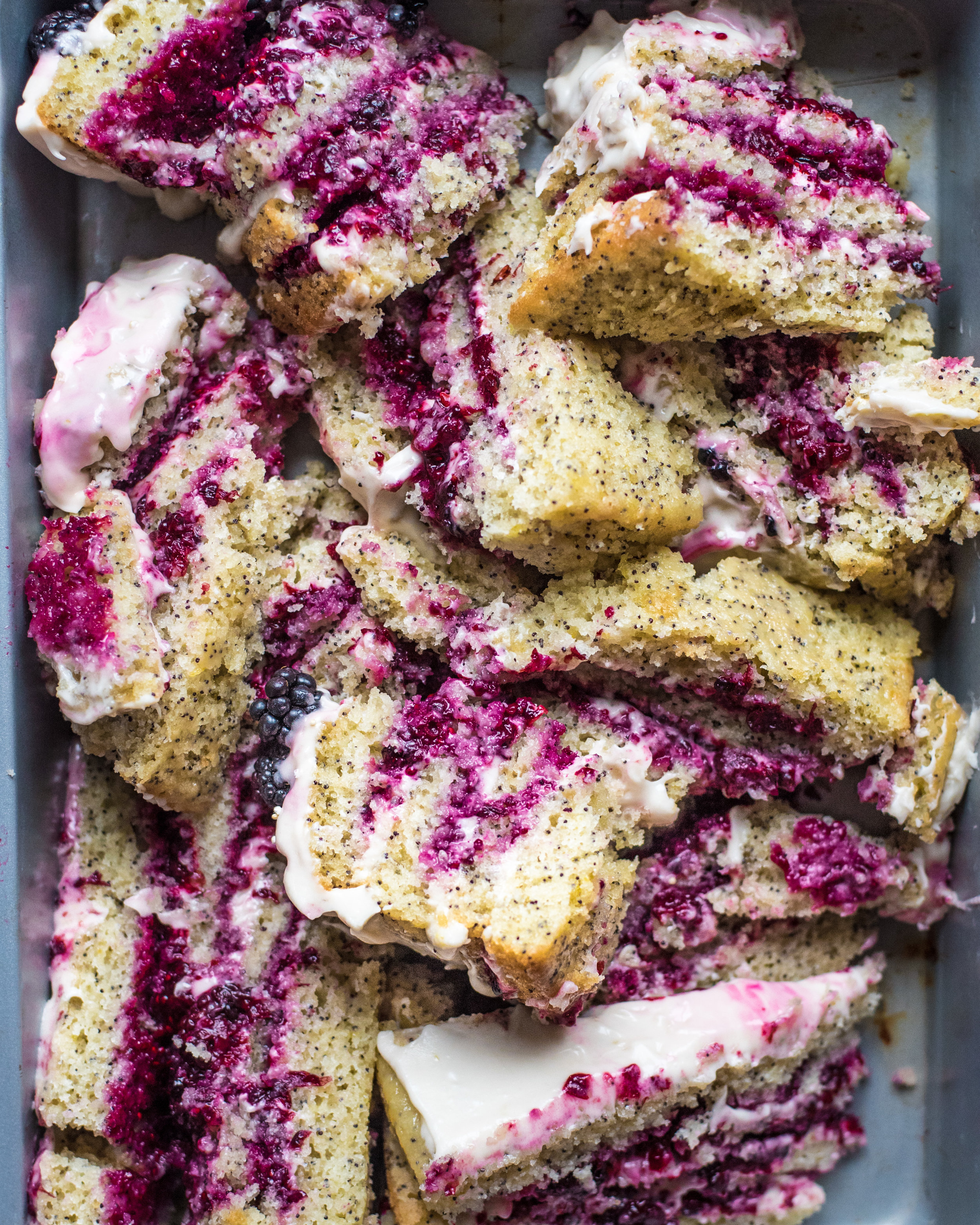 Vegan Lemon Poppy Seed Layer Cake