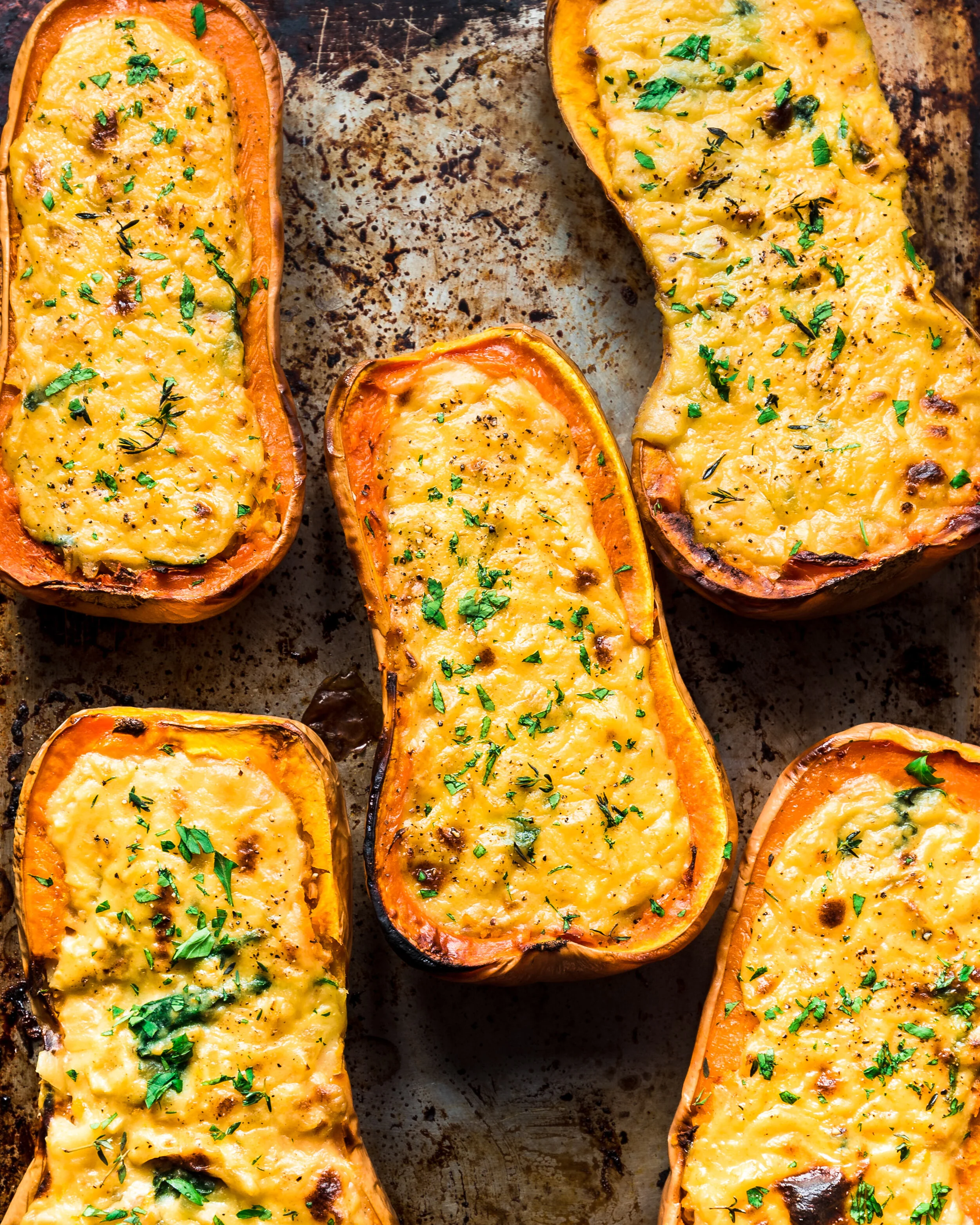 Cheesy Baked Butternut Squash (Vegan) — Rainbow Plant Life