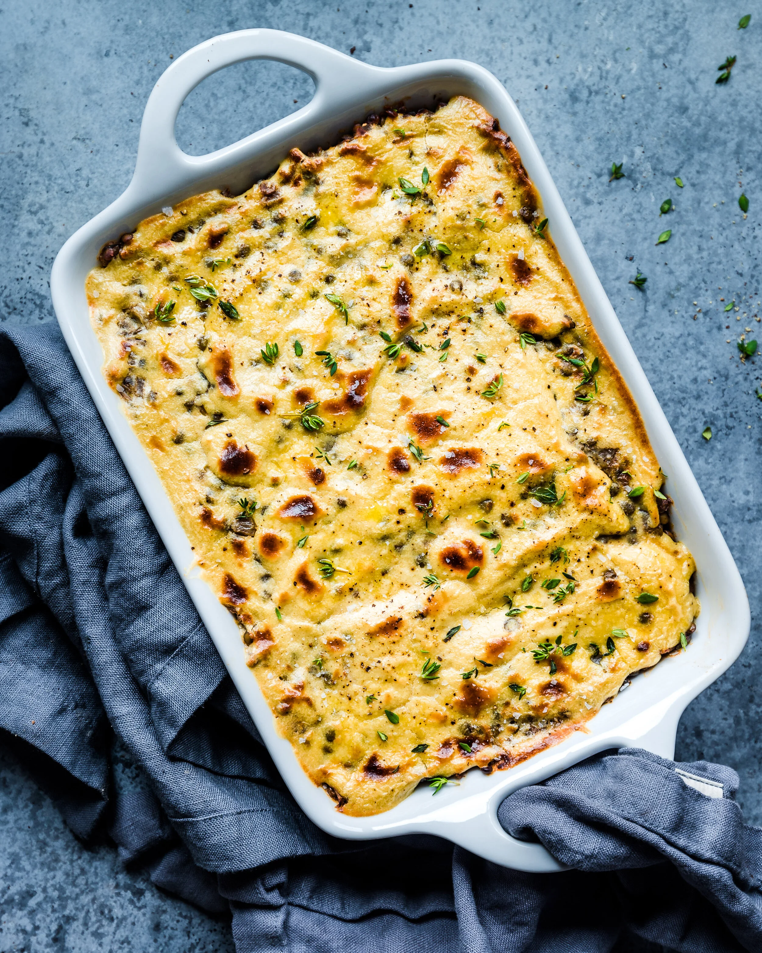 Creamy Lentil And Vegetable Bake Vegan Gluten Free Rainbow
