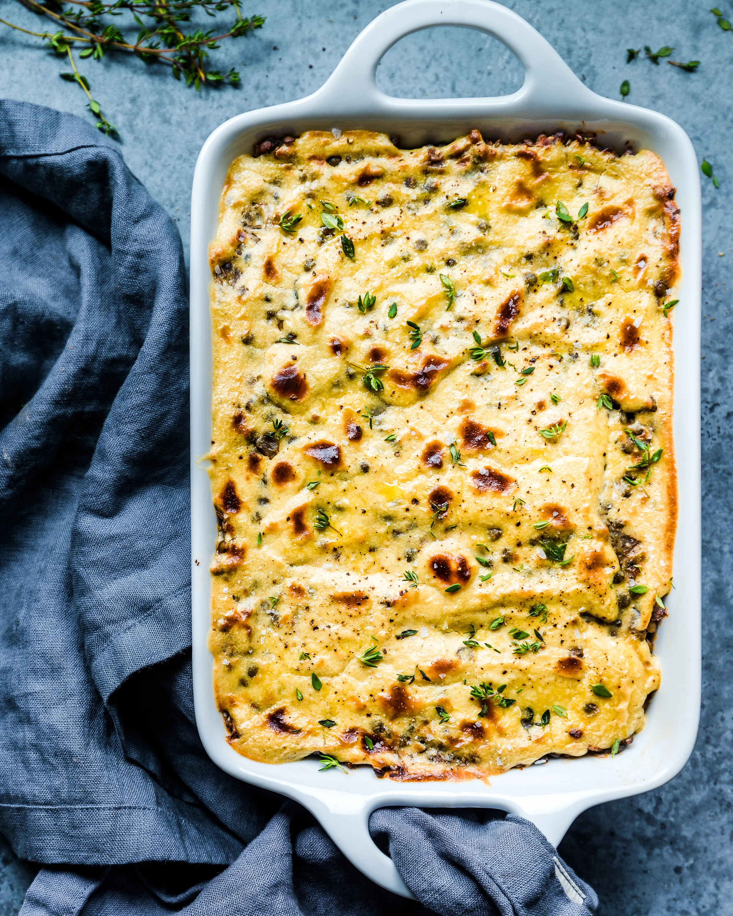 Creamy Lentil And Vegetable Bake Vegan Gluten Free Rainbow