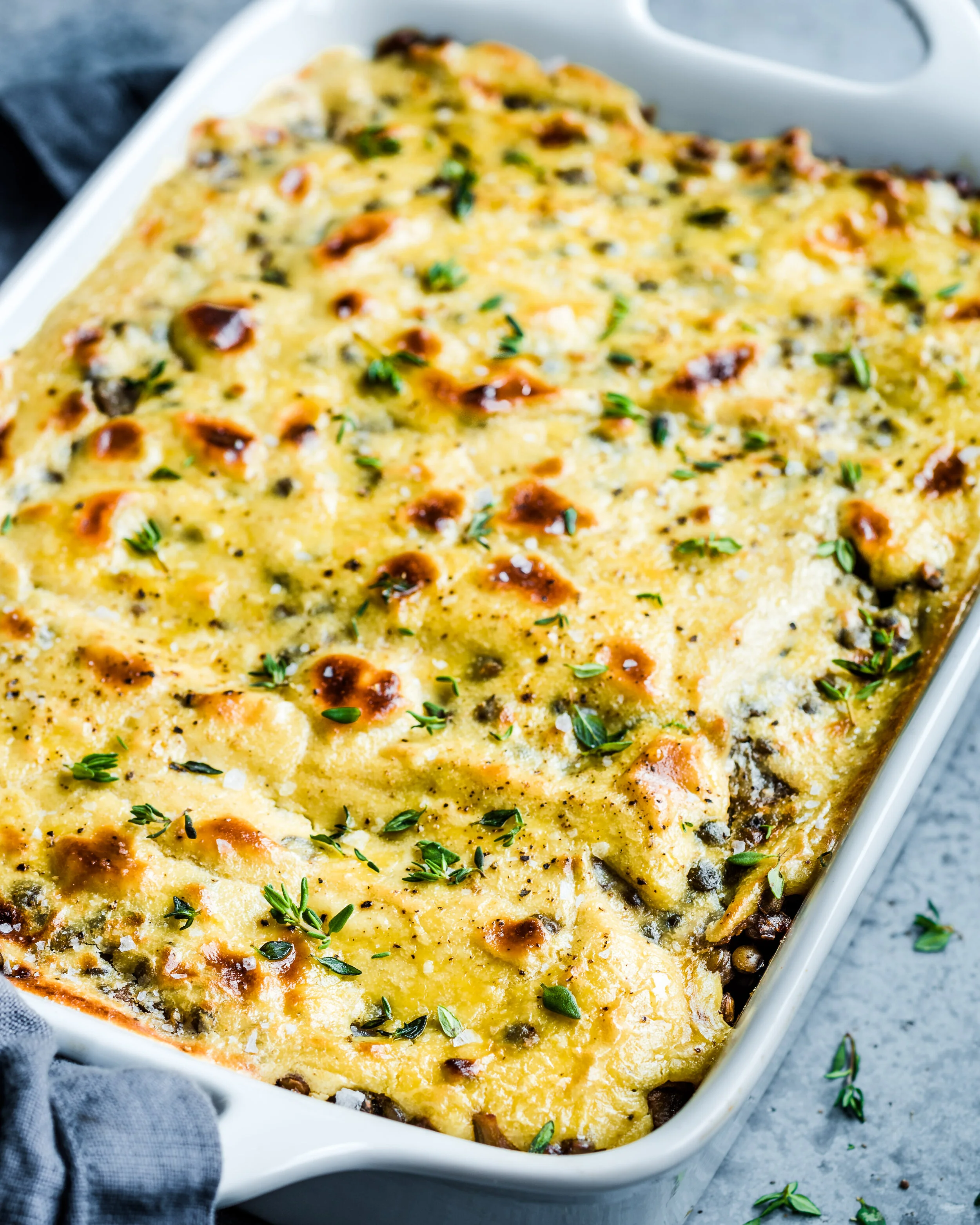 Creamy Lentil And Vegetable Bake Vegan Gluten Free Rainbow