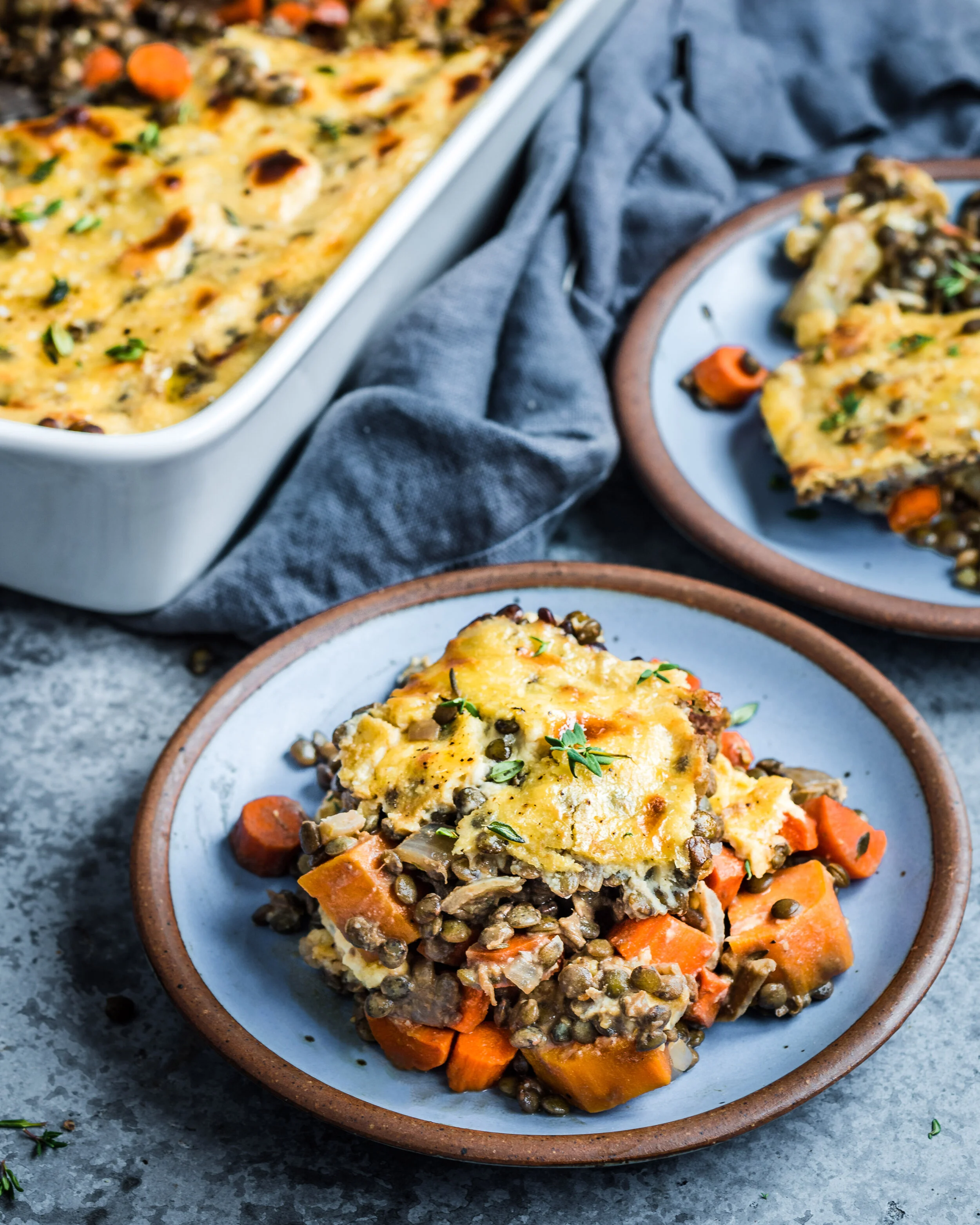 Creamy Lentil And Vegetable Bake Vegan Gluten Free Rainbow