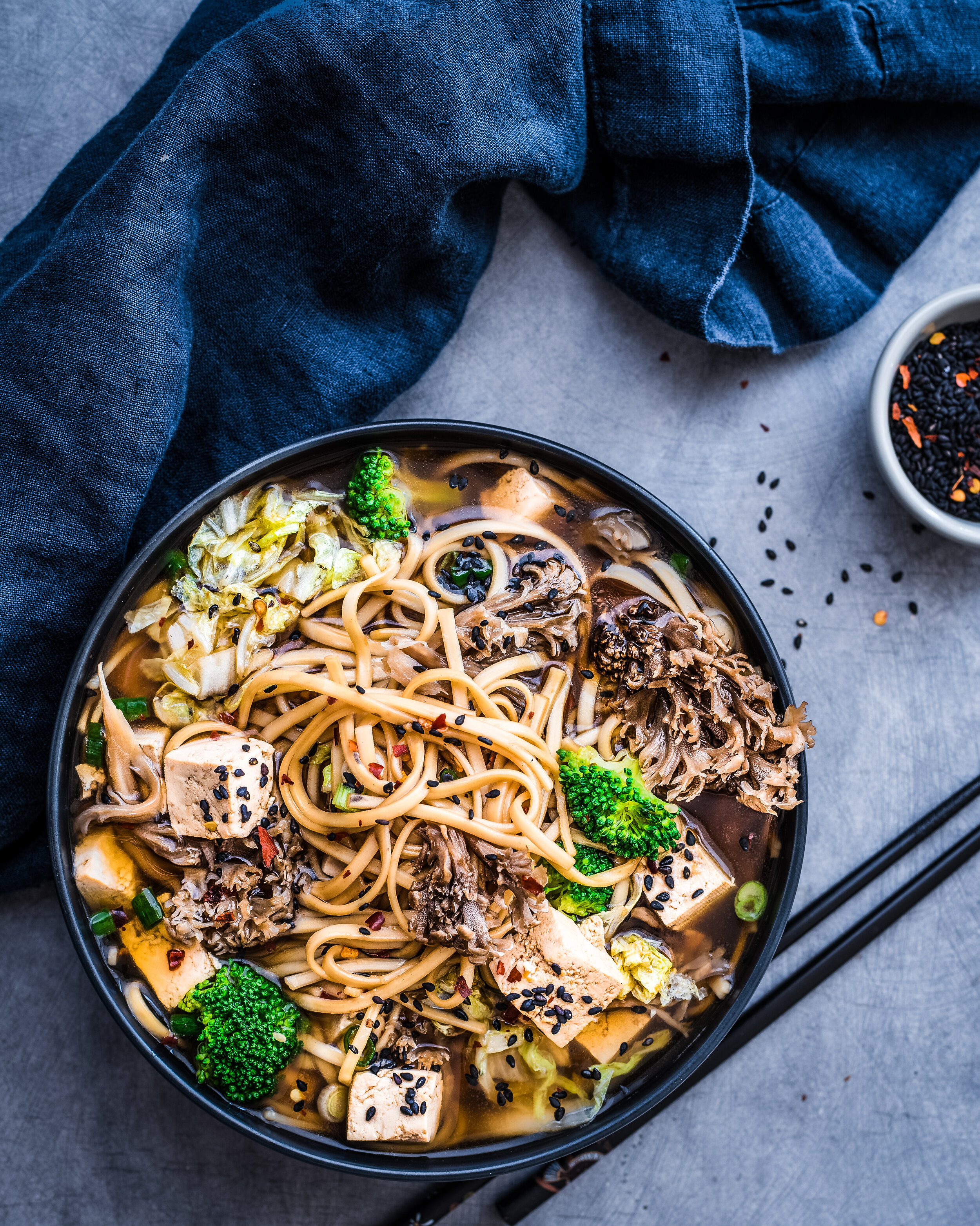 Vegan Mushroom Udon Noodle Soup — Rainbow Plant Life