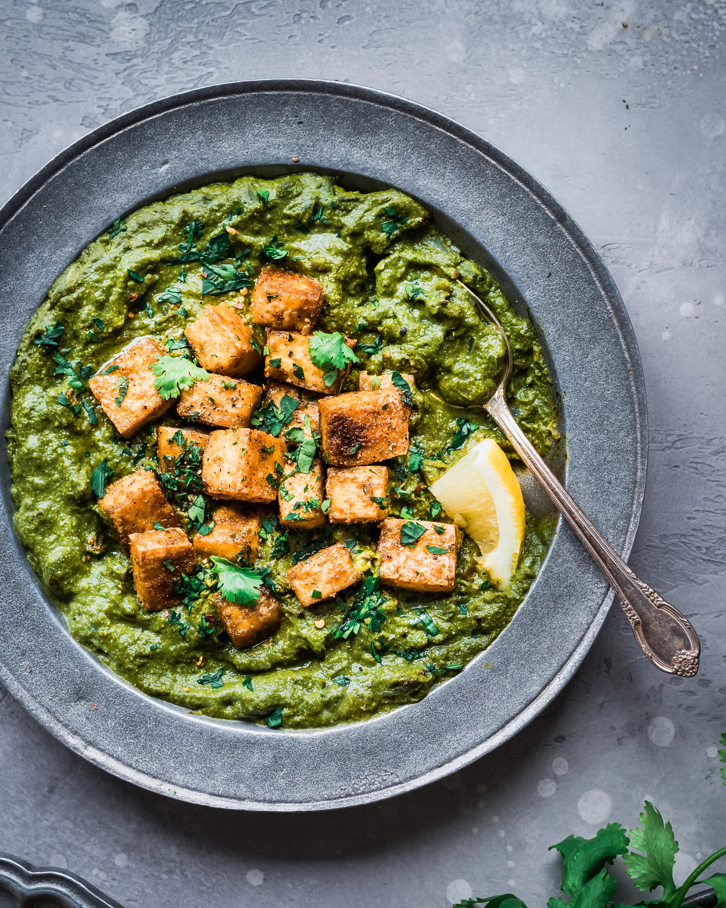 Vegan Palak Paneer with Tofu — Rainbow Plant Life