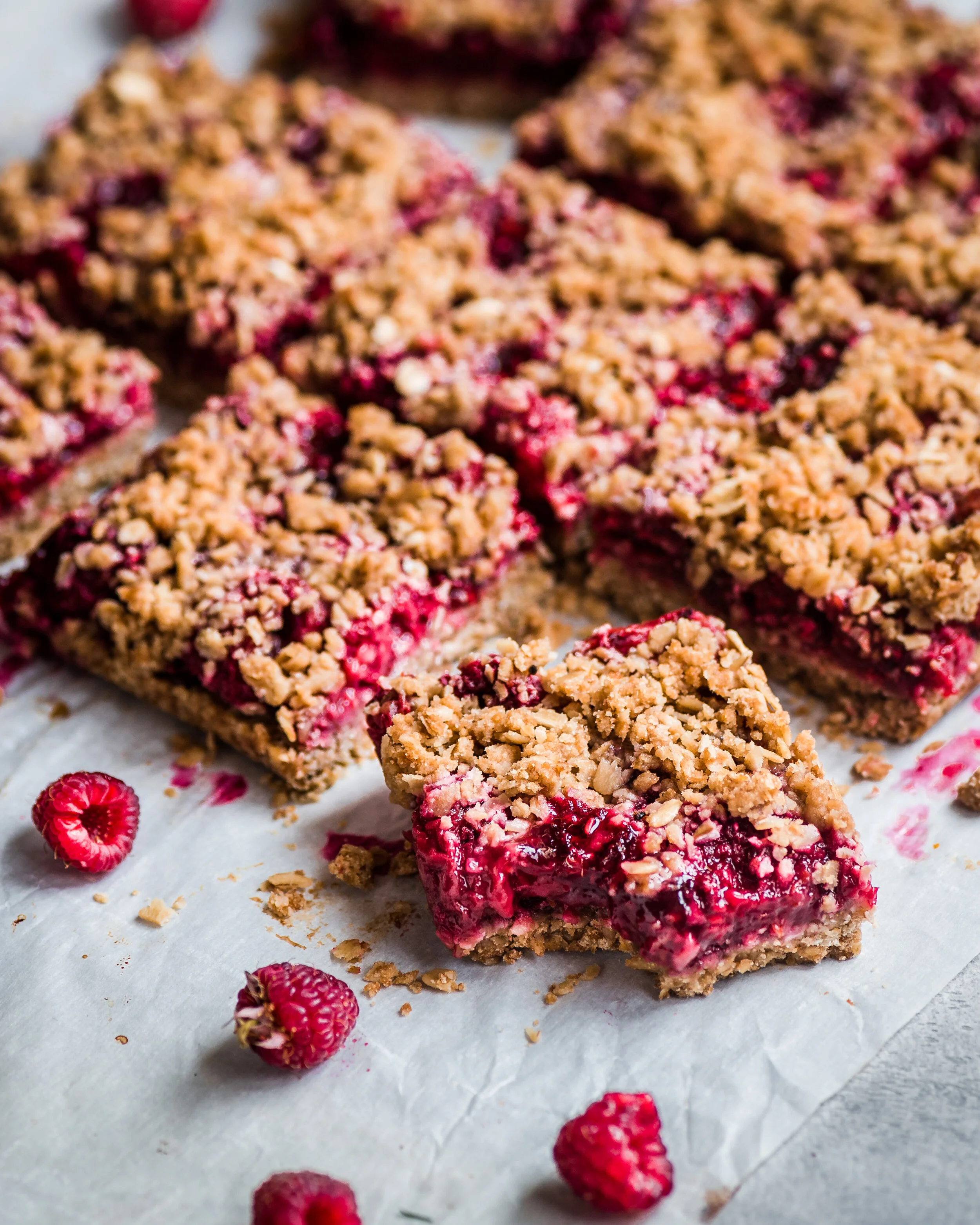Vegan Raspberry Crumble Bars — Rainbow Plant Life