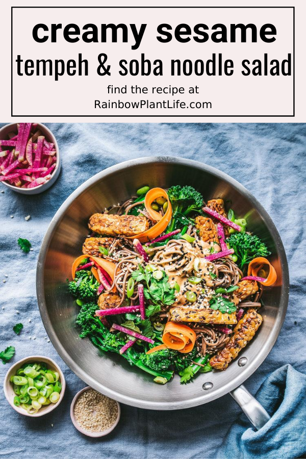 Vegan SesameCashew Soba Noodle Salad — Rainbow Plant Life