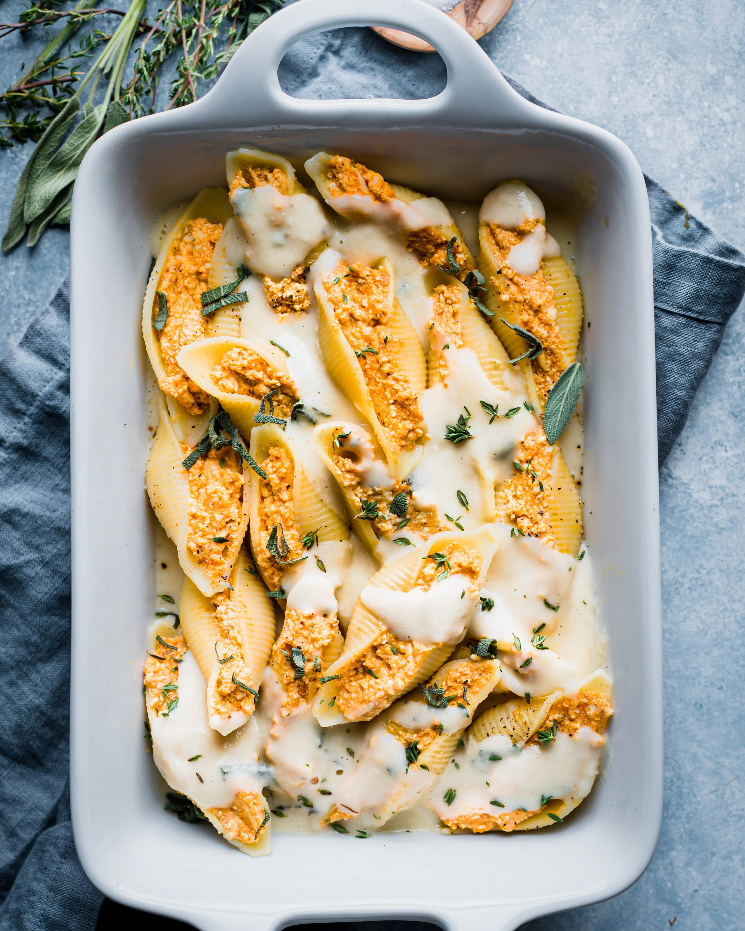 Vegan Pumpkin Ricotta Stuffed Shells Rainbow Plant Life