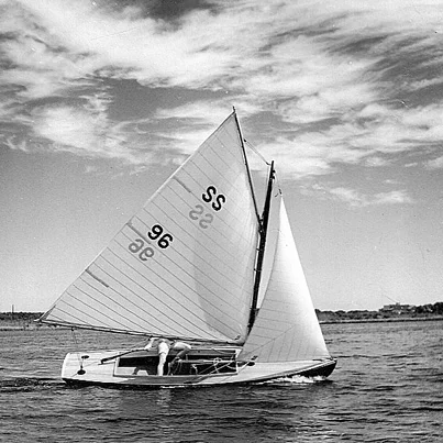 Original Fiji 96 being sailed by Abby Connett. Photo by Hugh Connett.