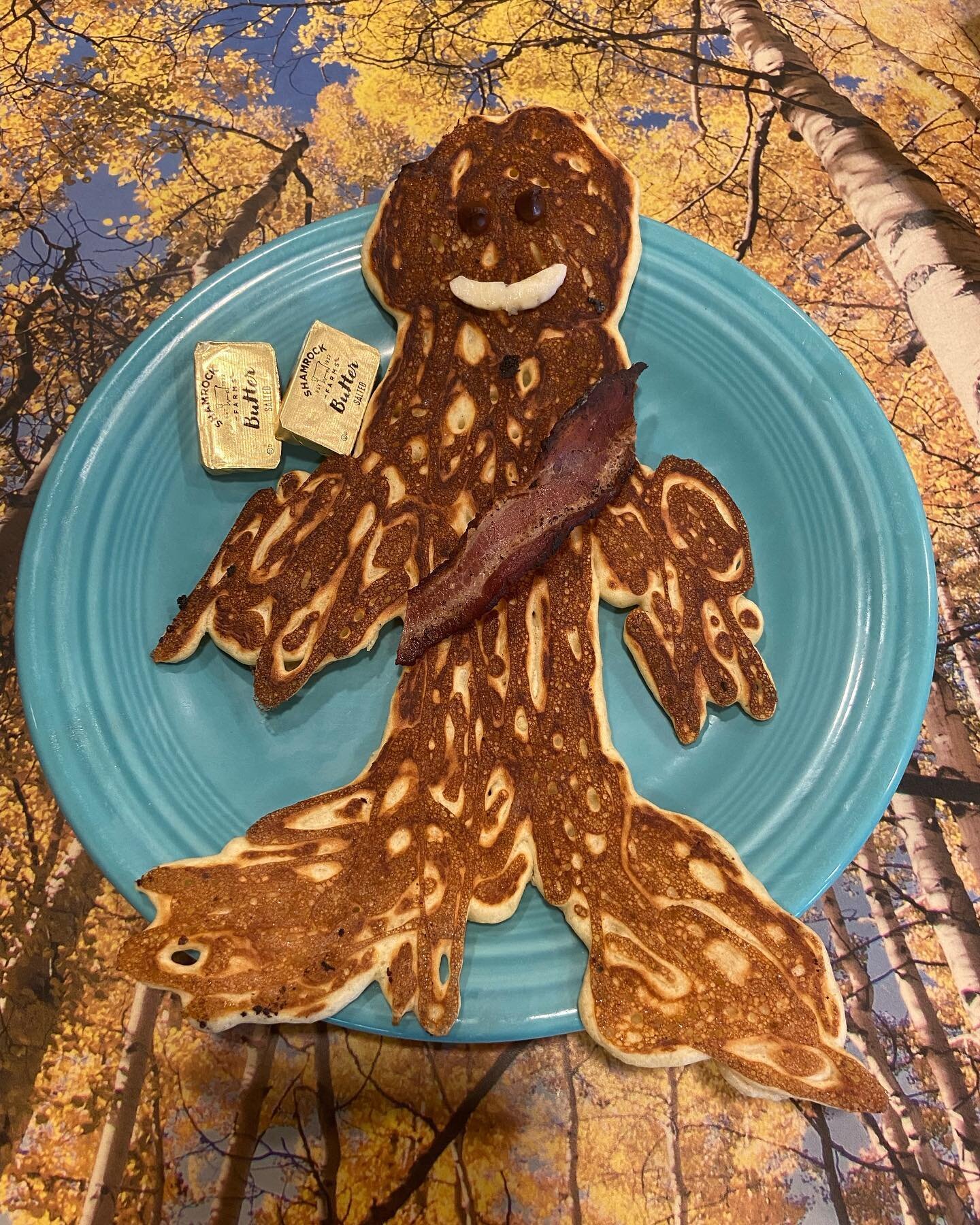 May the 4th be with you. @chefthebear with another amazing pancake 🥞 design. 🔥