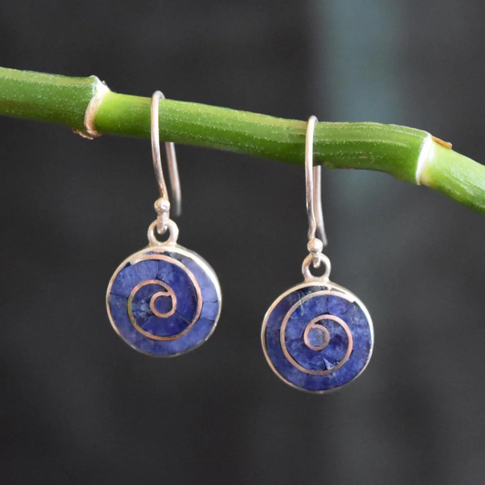 Lapis Lazuli Swirl Earrings (1) SQ.JPG