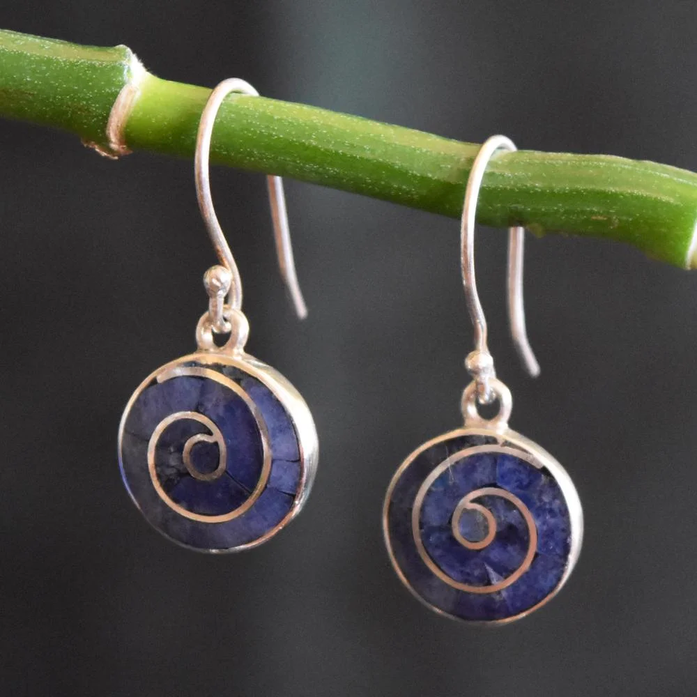 Lapis Lazuli Swirl Earrings (2) SQ.JPG