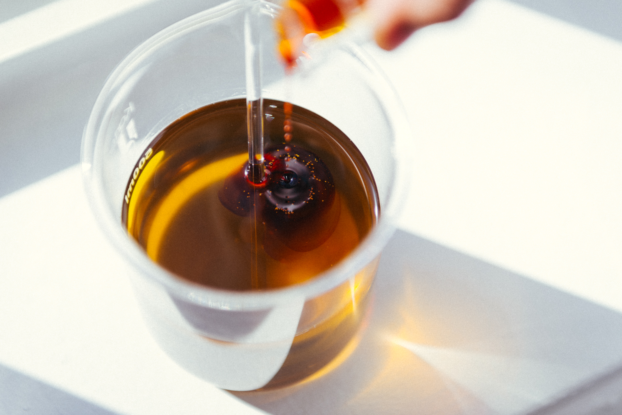 Rose and Calendula seen here as part of a trial infusion