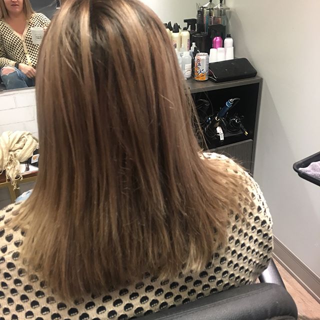 Swipe right to see the finished look! #colorcorrection #denver #denverhair #denverbalayage #loreal