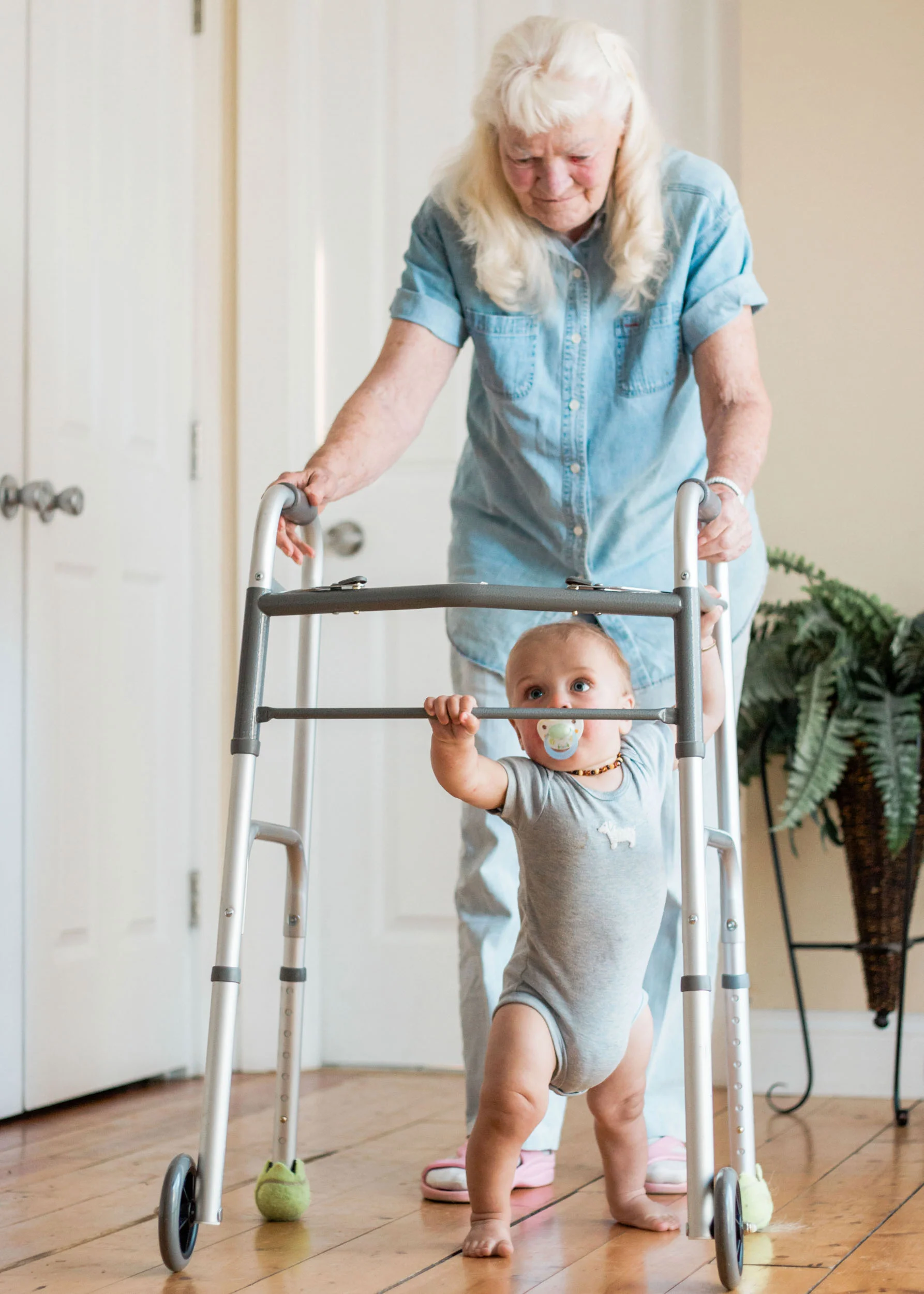 baby and great grandmother photo