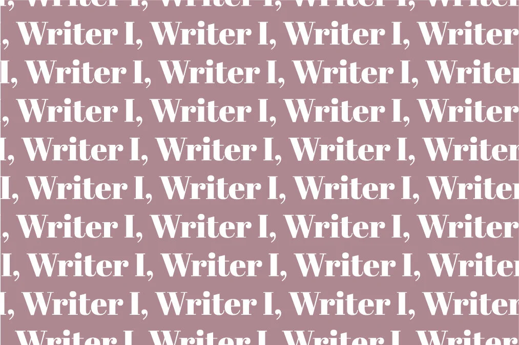 I, Writer