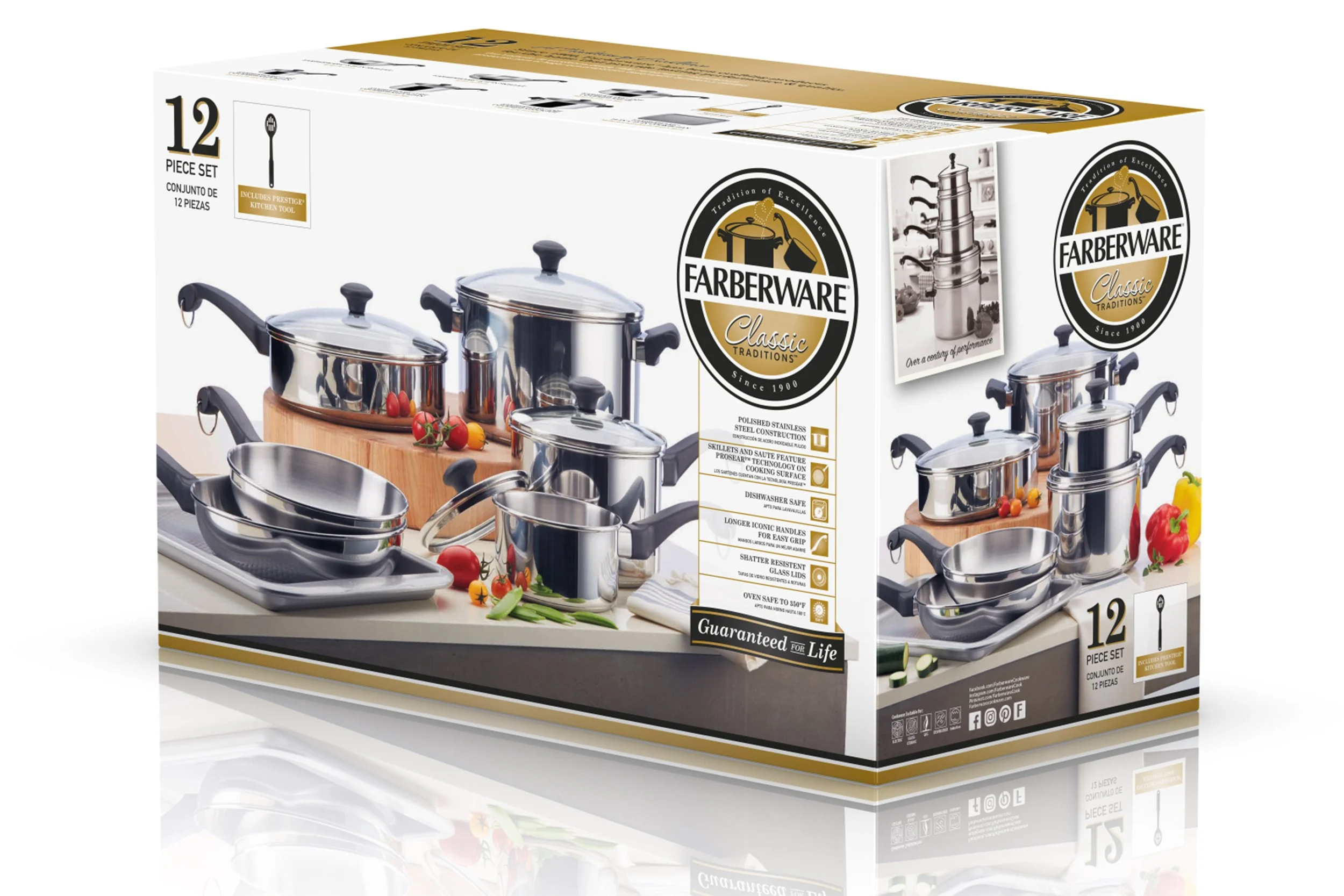 Farberware Classic Traditions (packaging design and photo art direction)