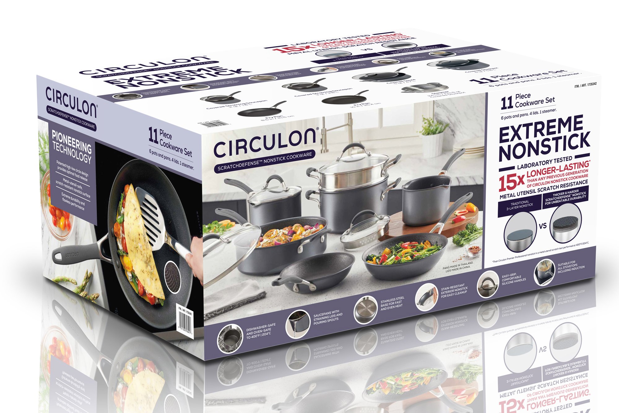Circulon A1 Series for Costco (packaging concept and design) that helped secure $10M for the brand