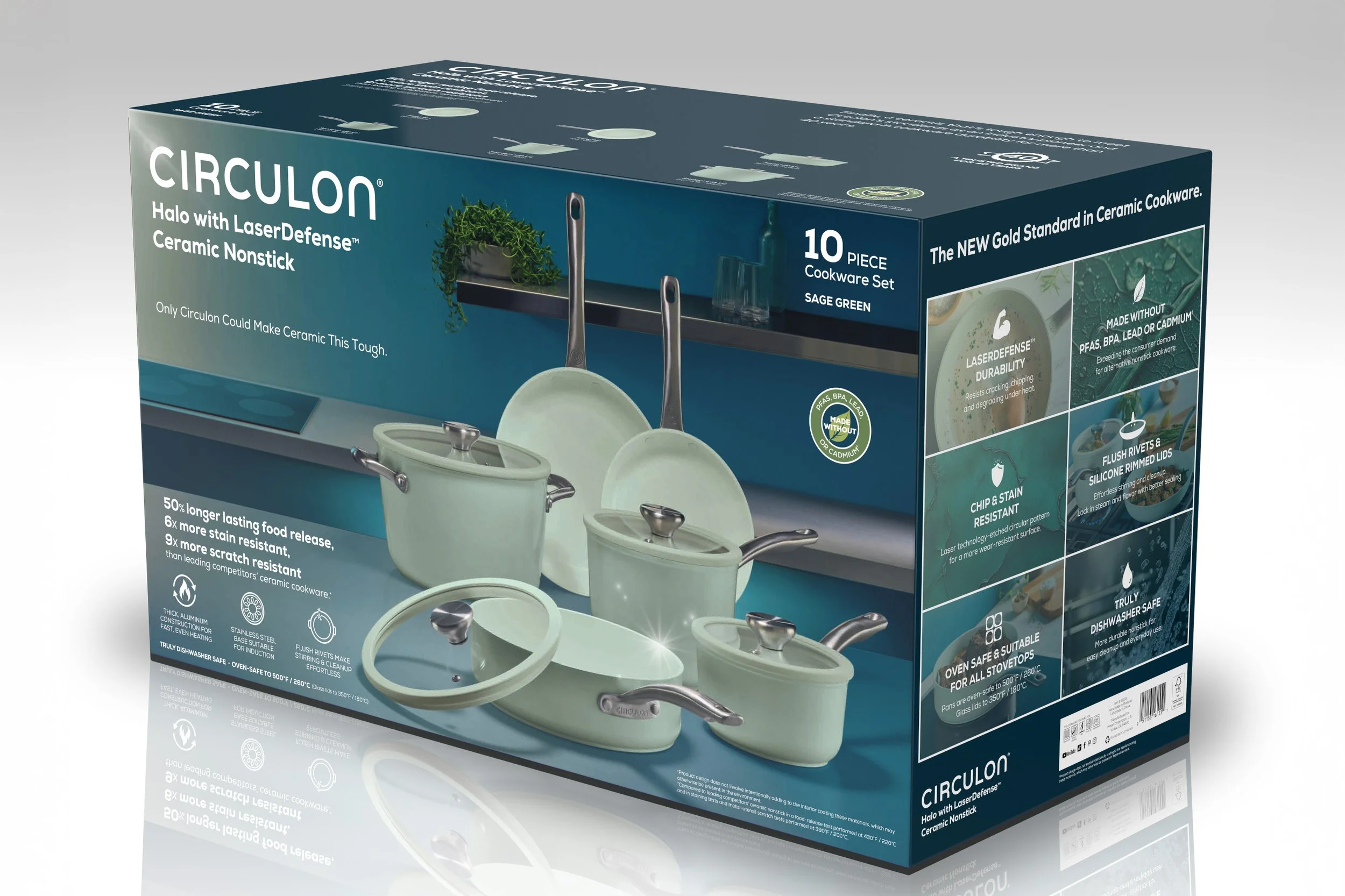 CREATIVE CONCEPTS & ICON DESIGNS FOR CIRCULON HALO; KATRINA PAYNE package designer