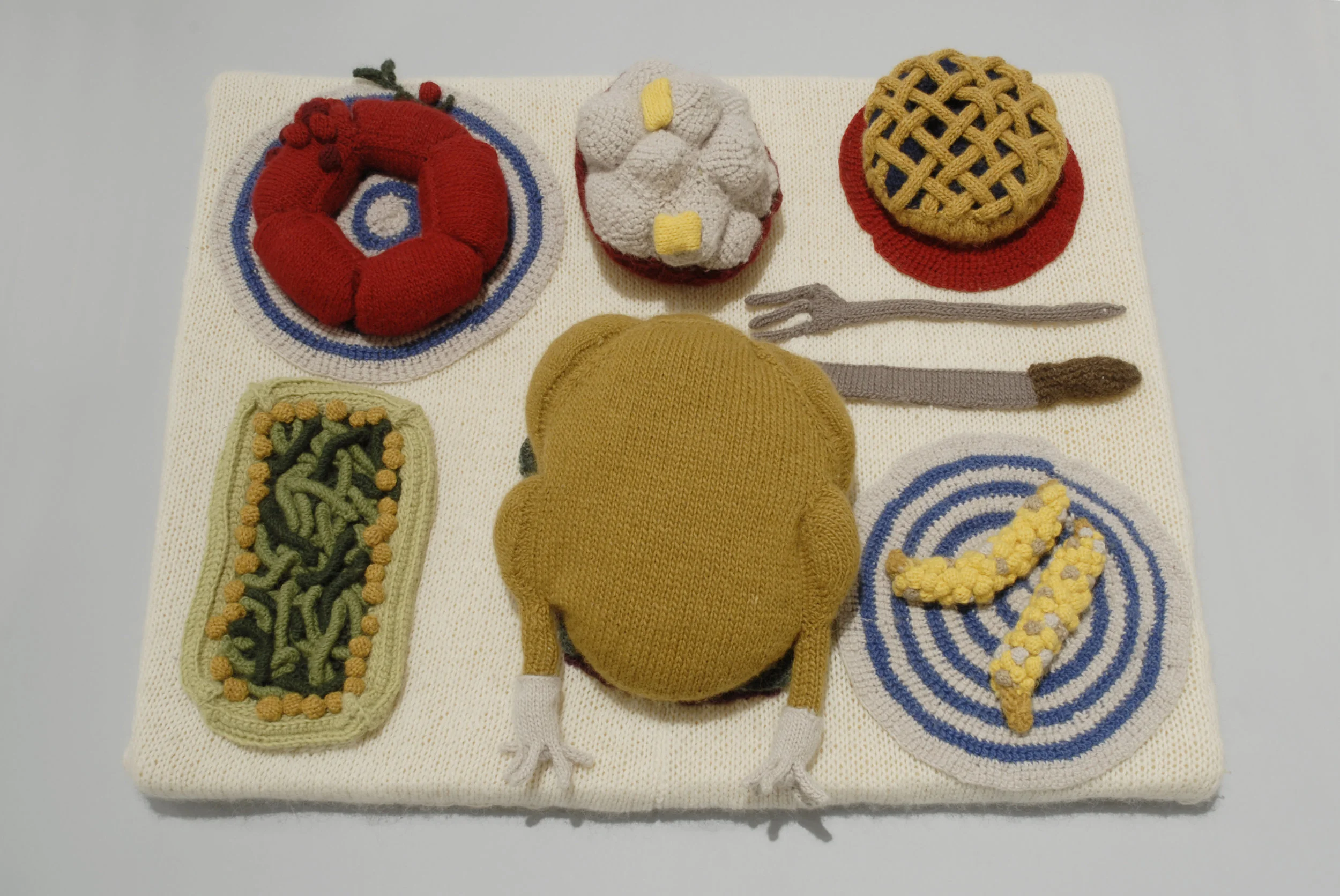 A Moveable Feast, Wool Yarn, 2009