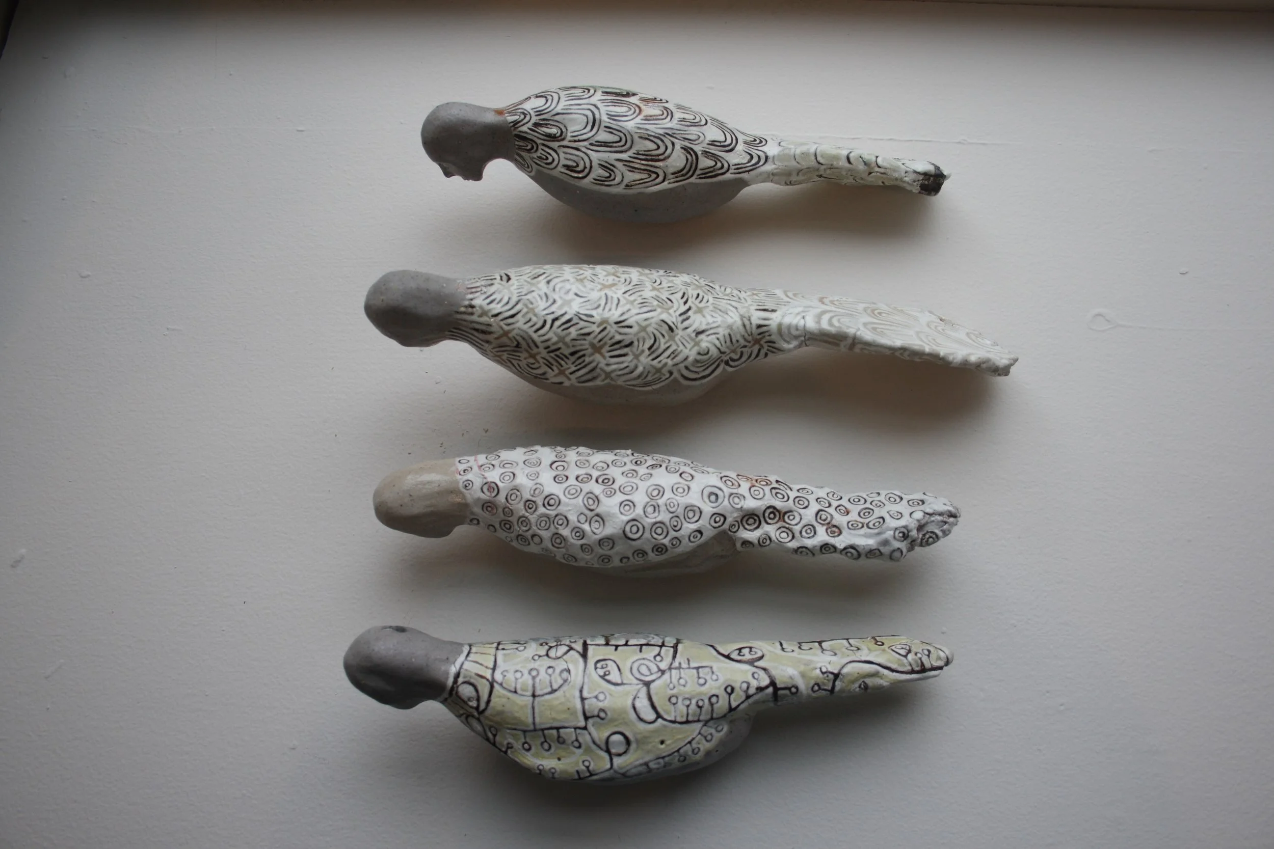 Clay Pigeons, Stoneware, 2009
